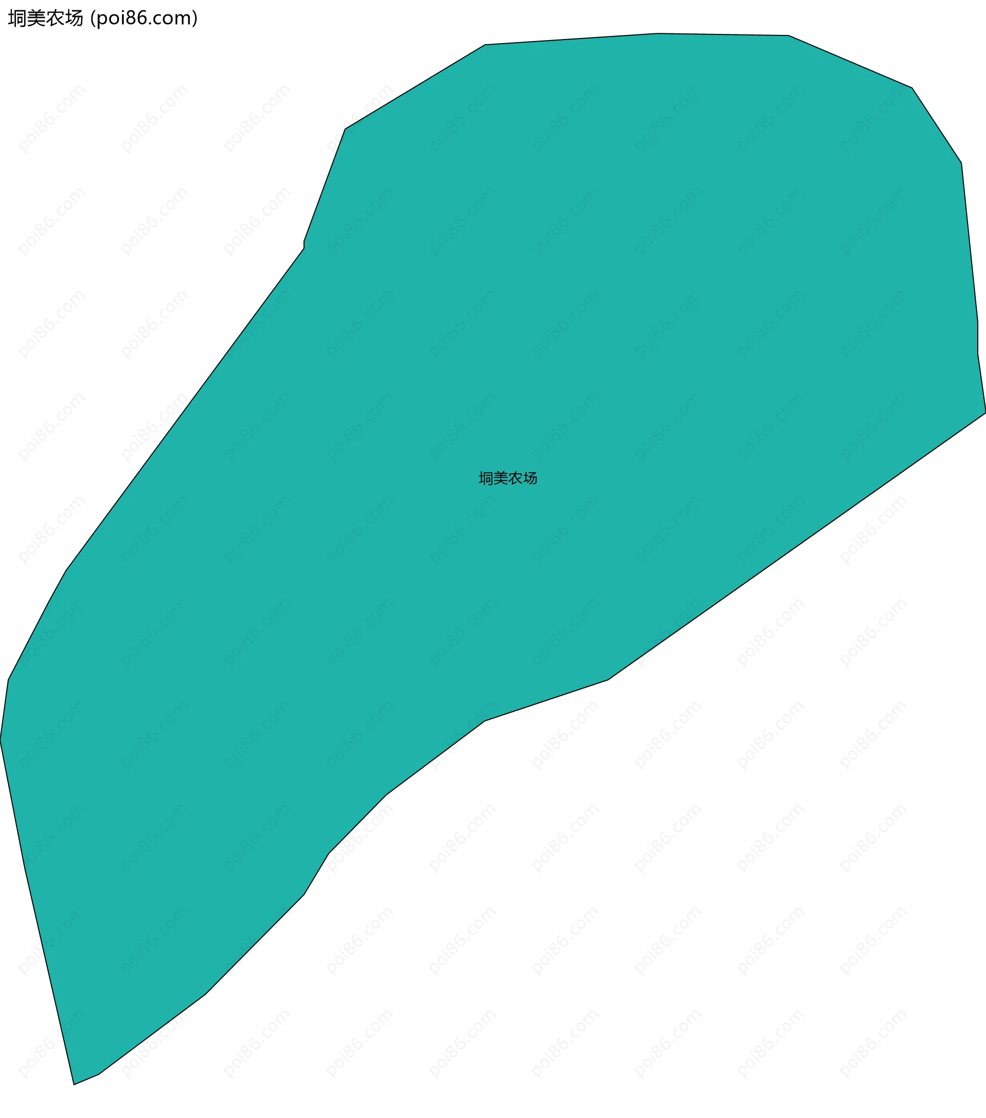 垌美农场边界地图