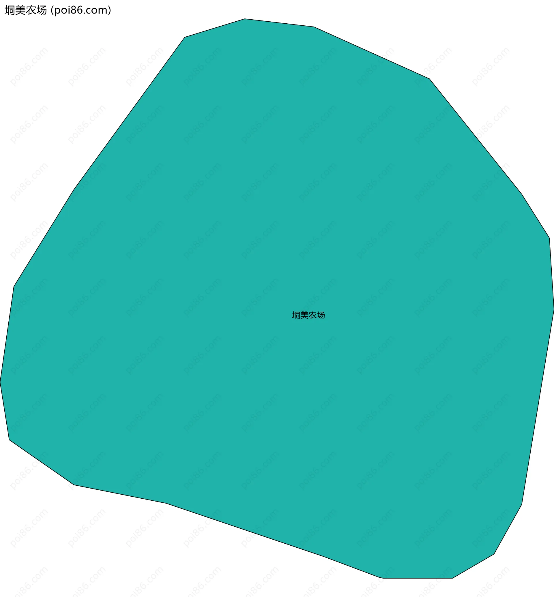 垌美农场边界地图