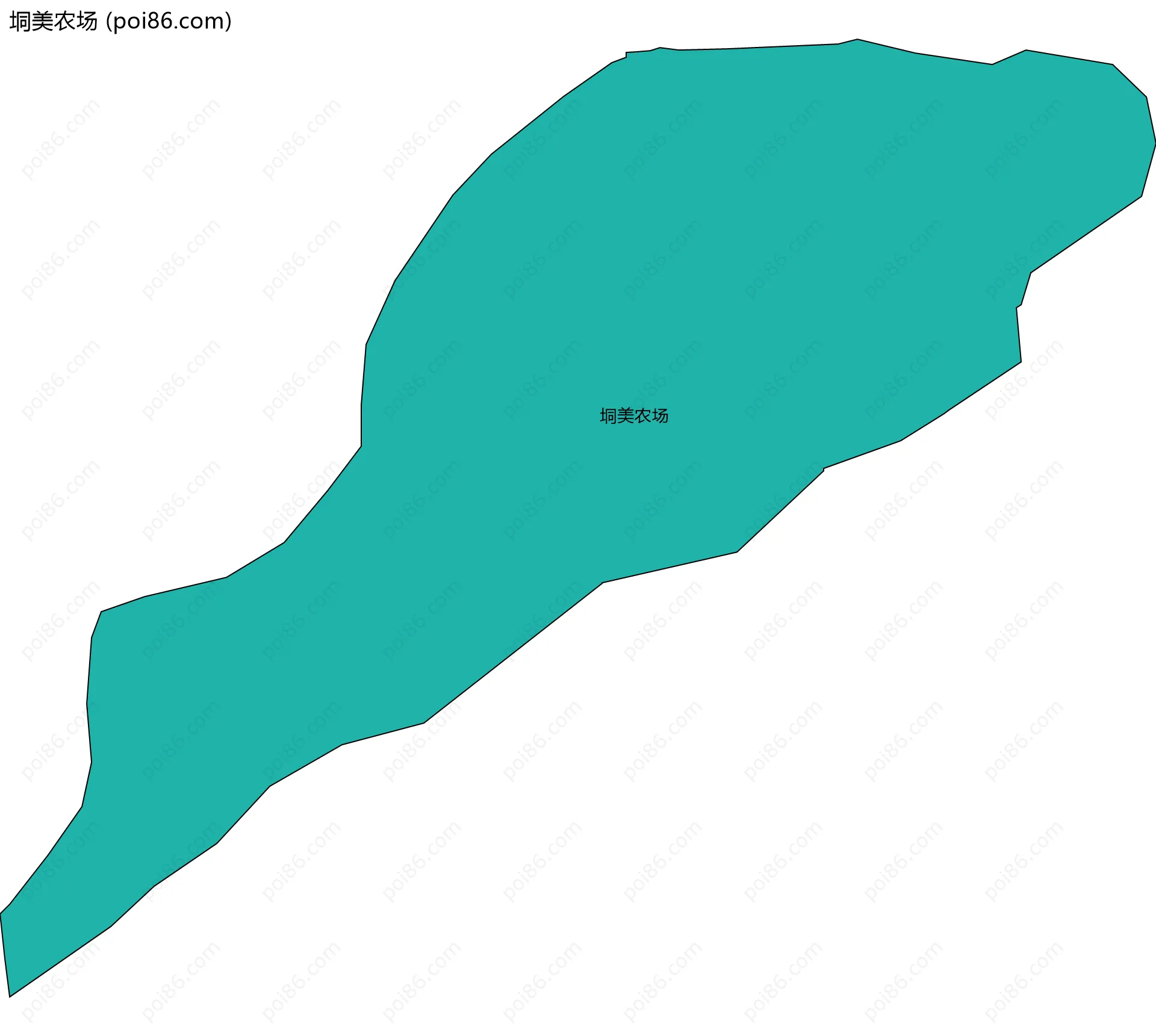 垌美农场边界地图