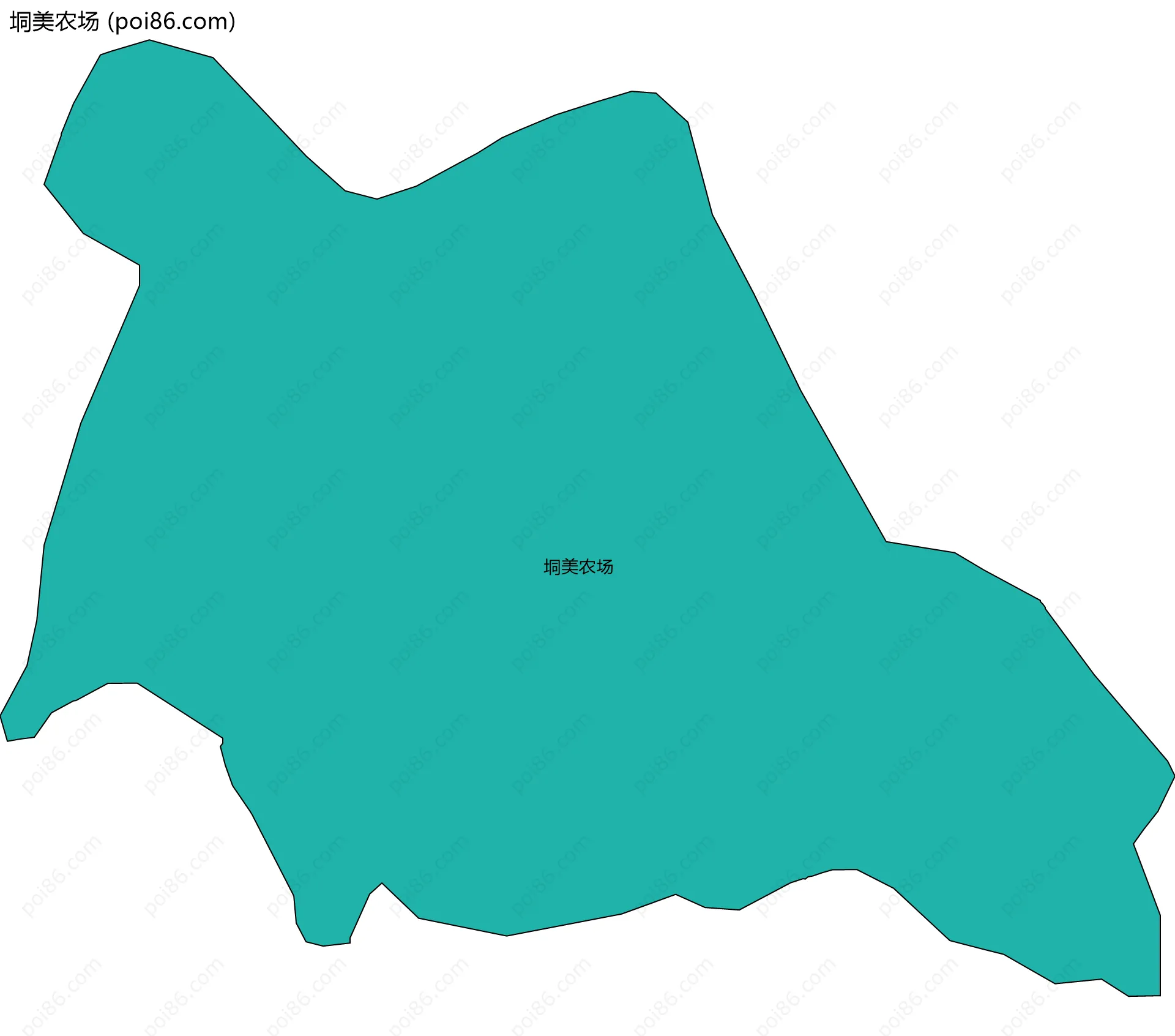 垌美农场边界地图
