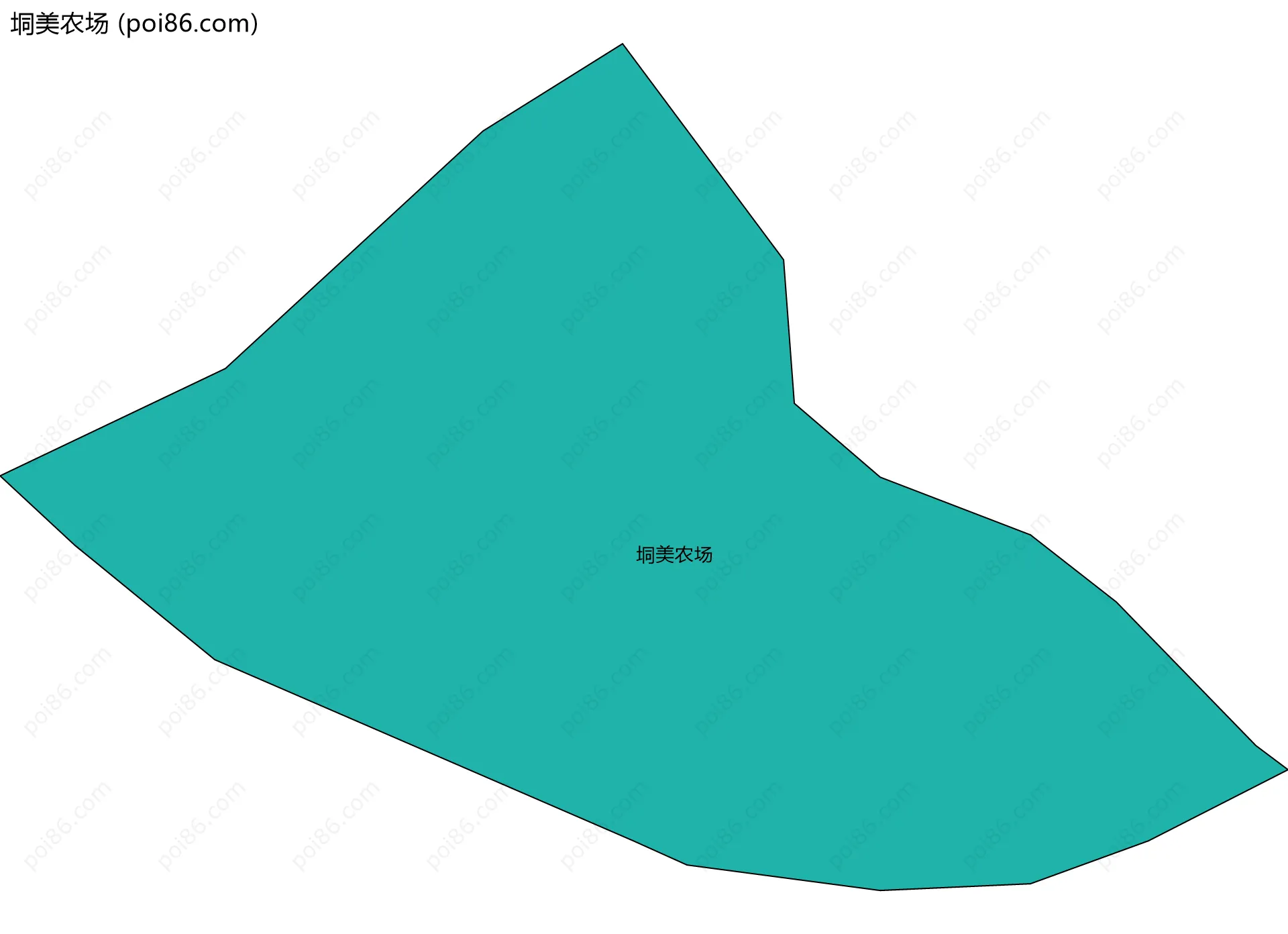 垌美农场边界地图