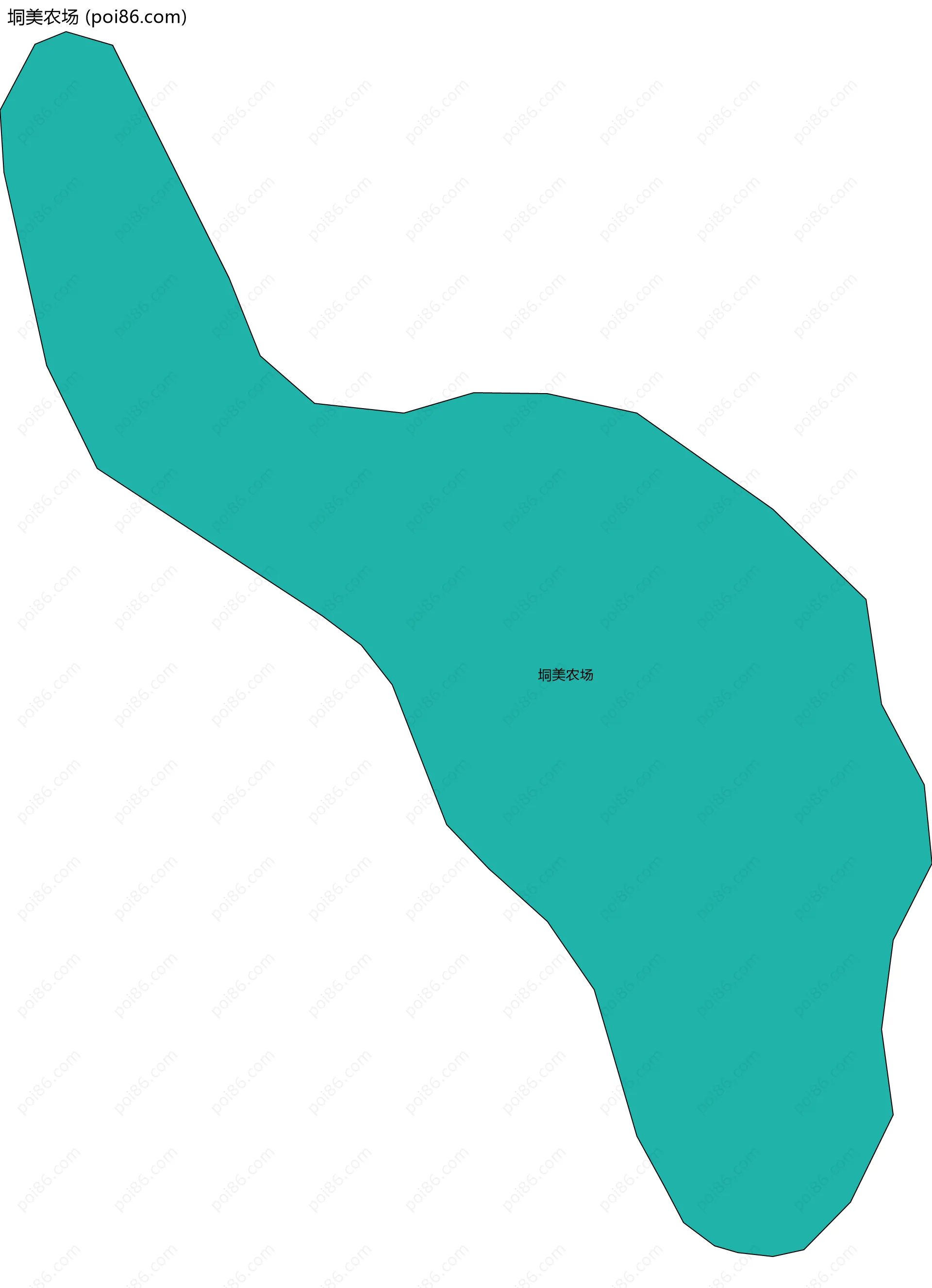 垌美农场边界地图