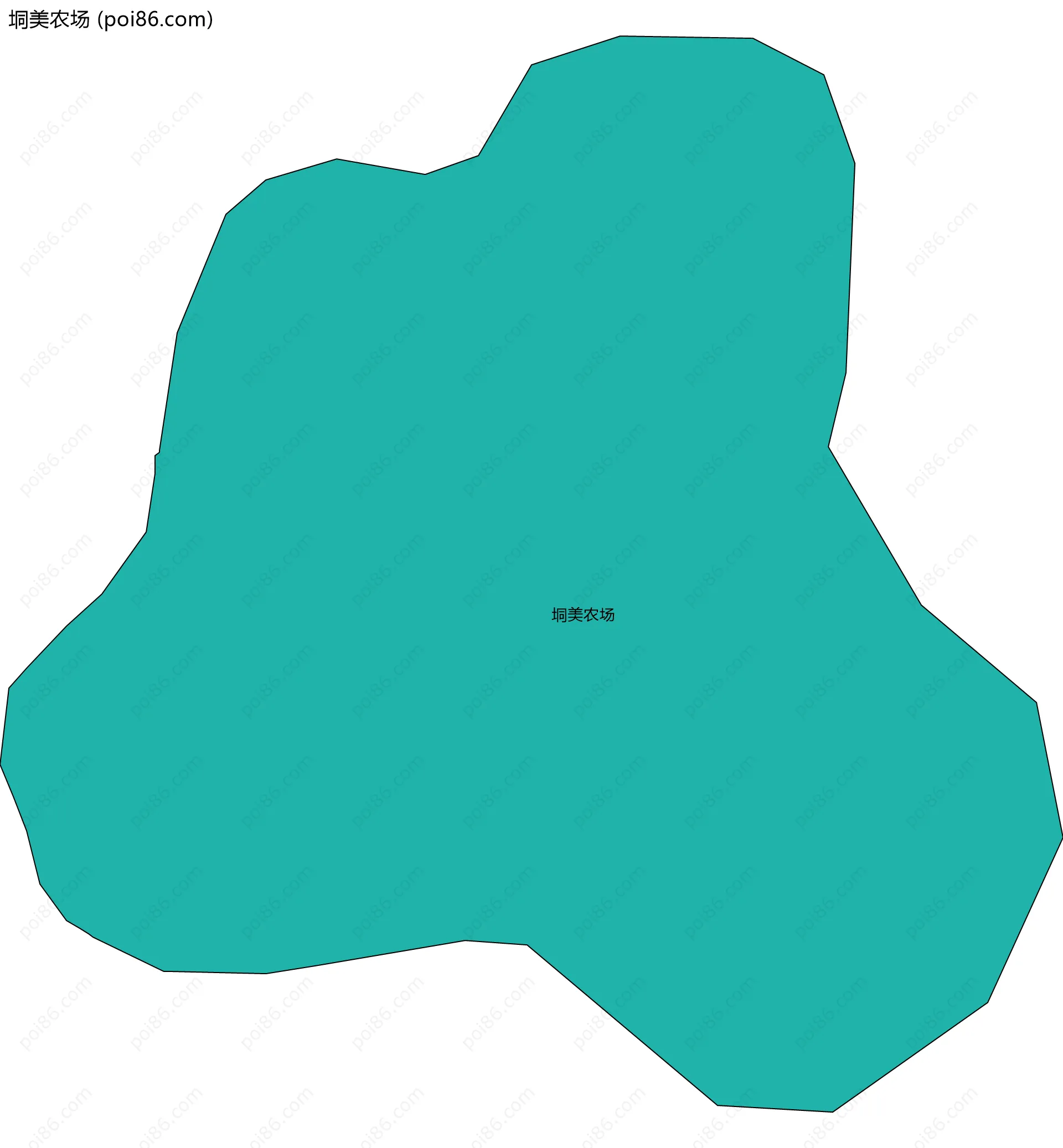 垌美农场边界地图