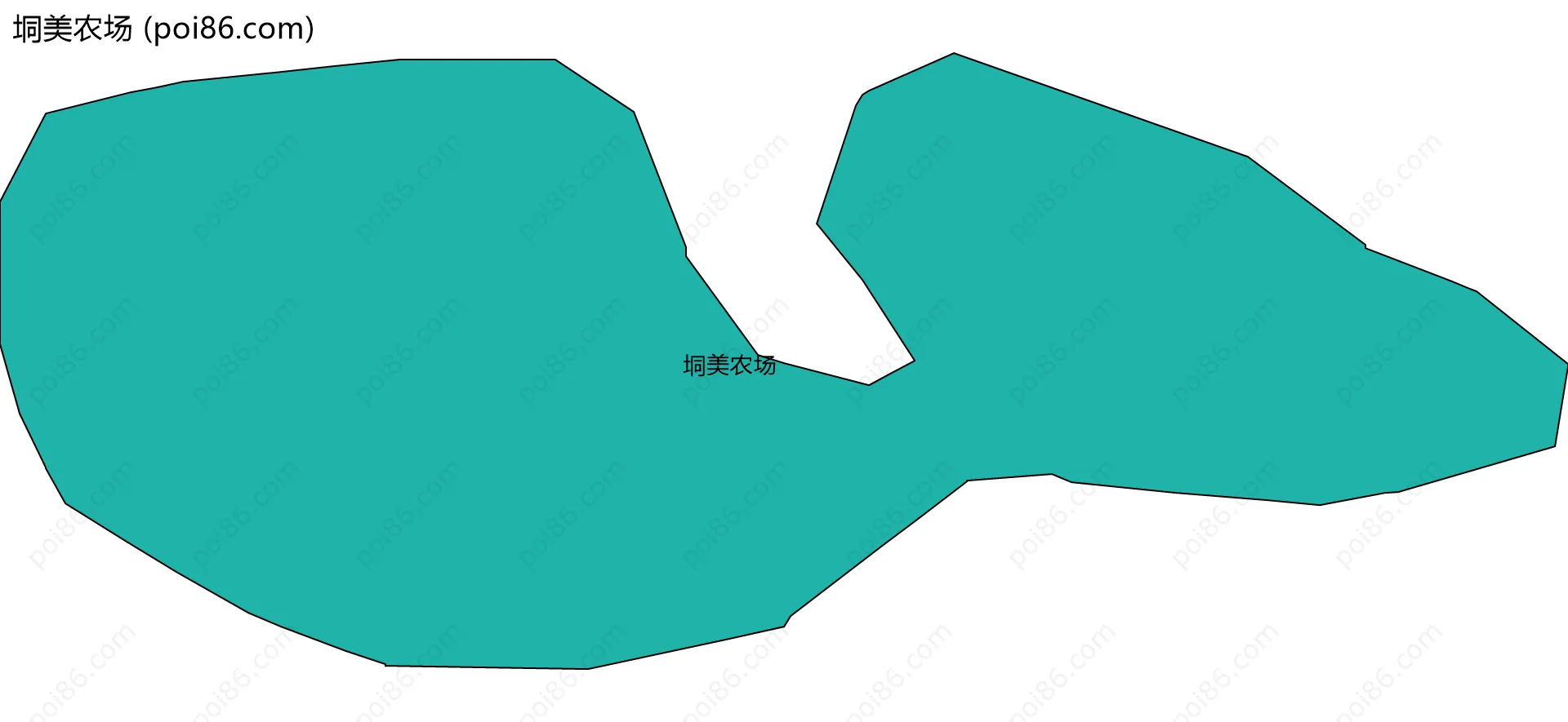 垌美农场边界地图