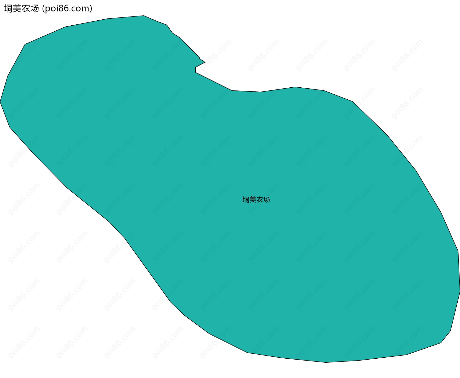 垌美农场边界地图