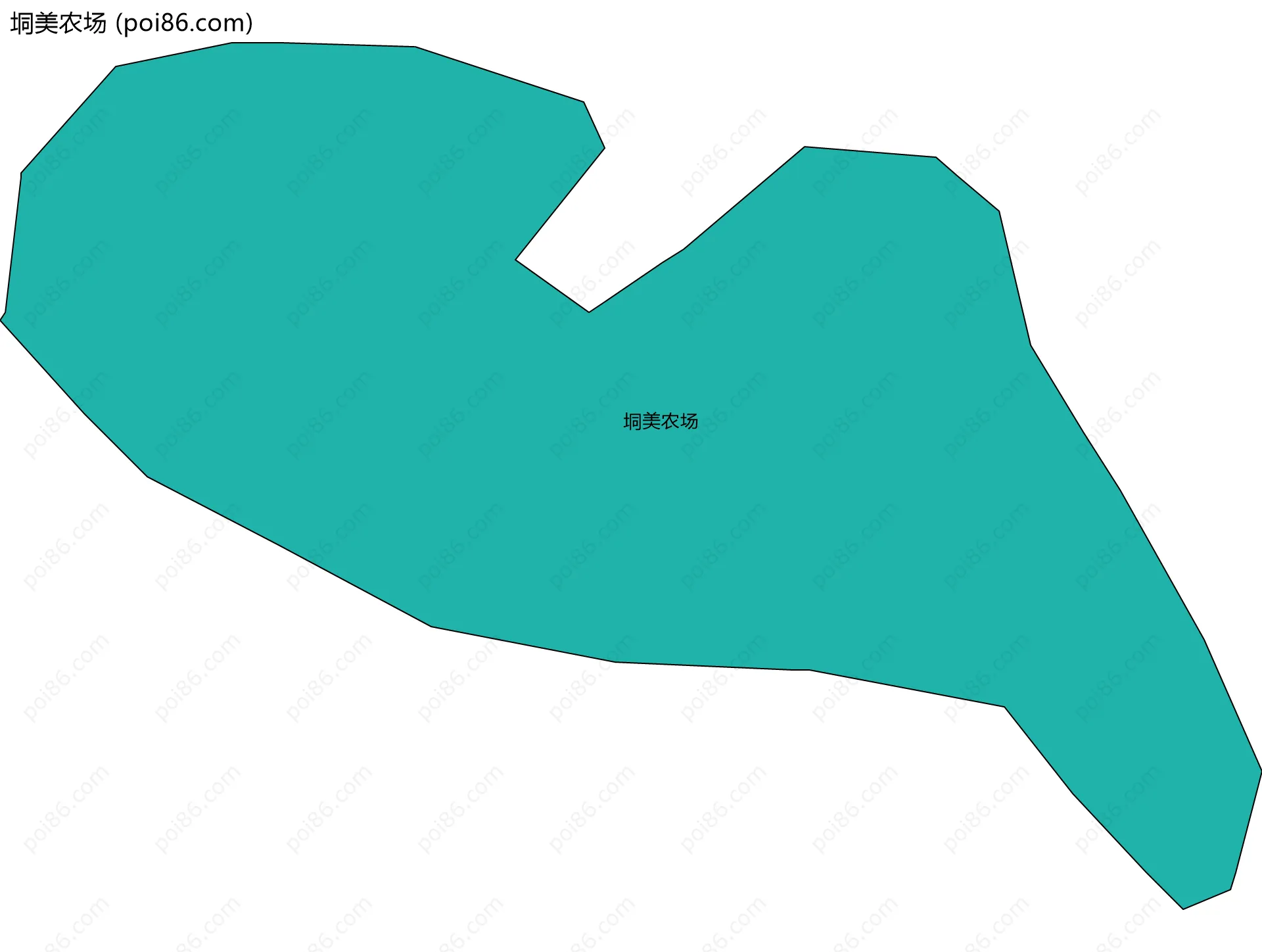 垌美农场边界地图