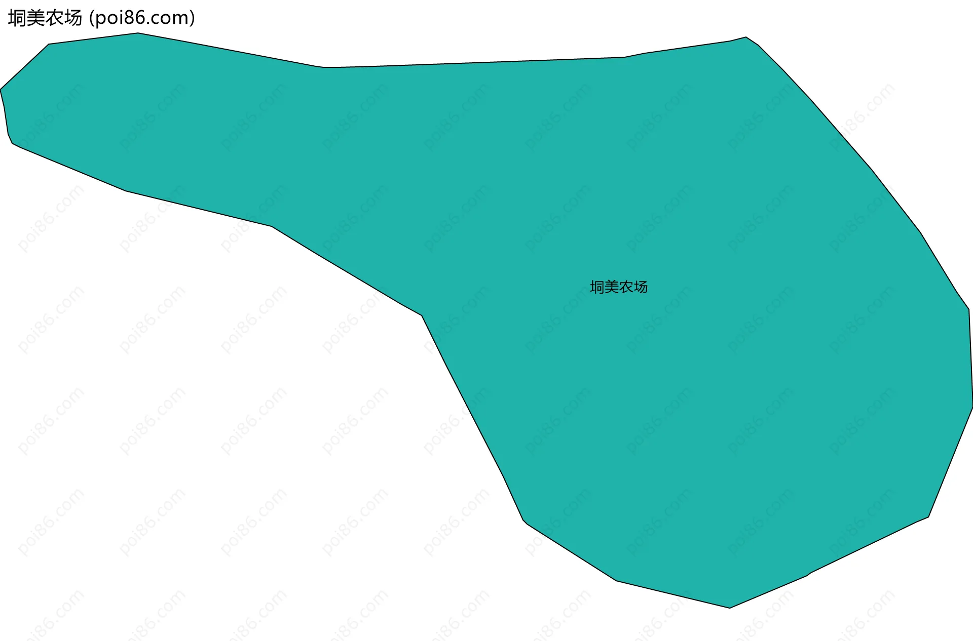 垌美农场边界地图