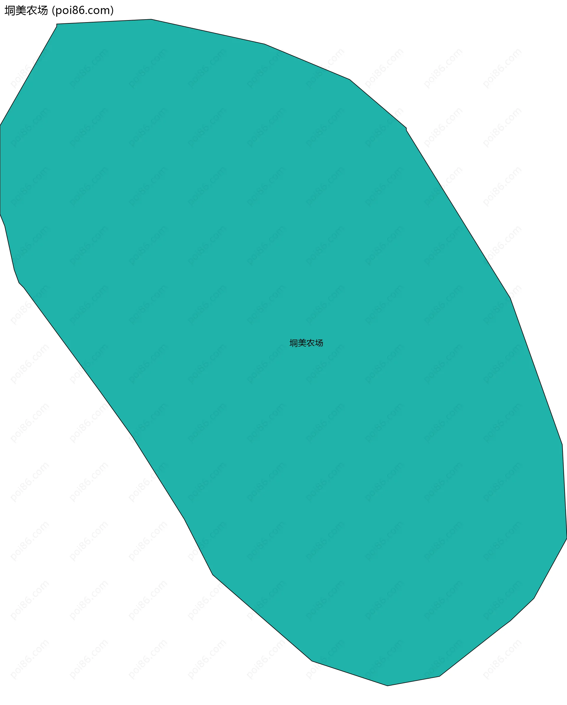 垌美农场边界地图