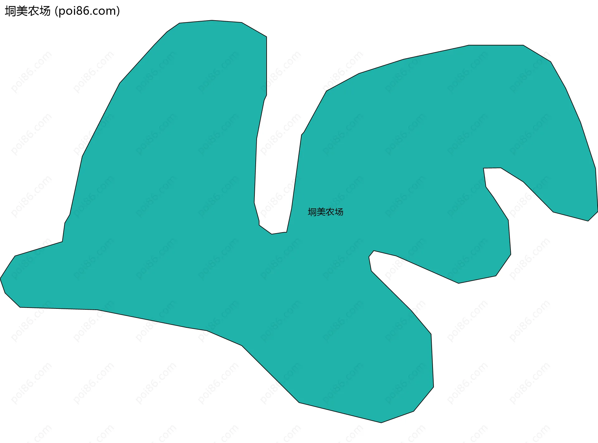 垌美农场边界地图