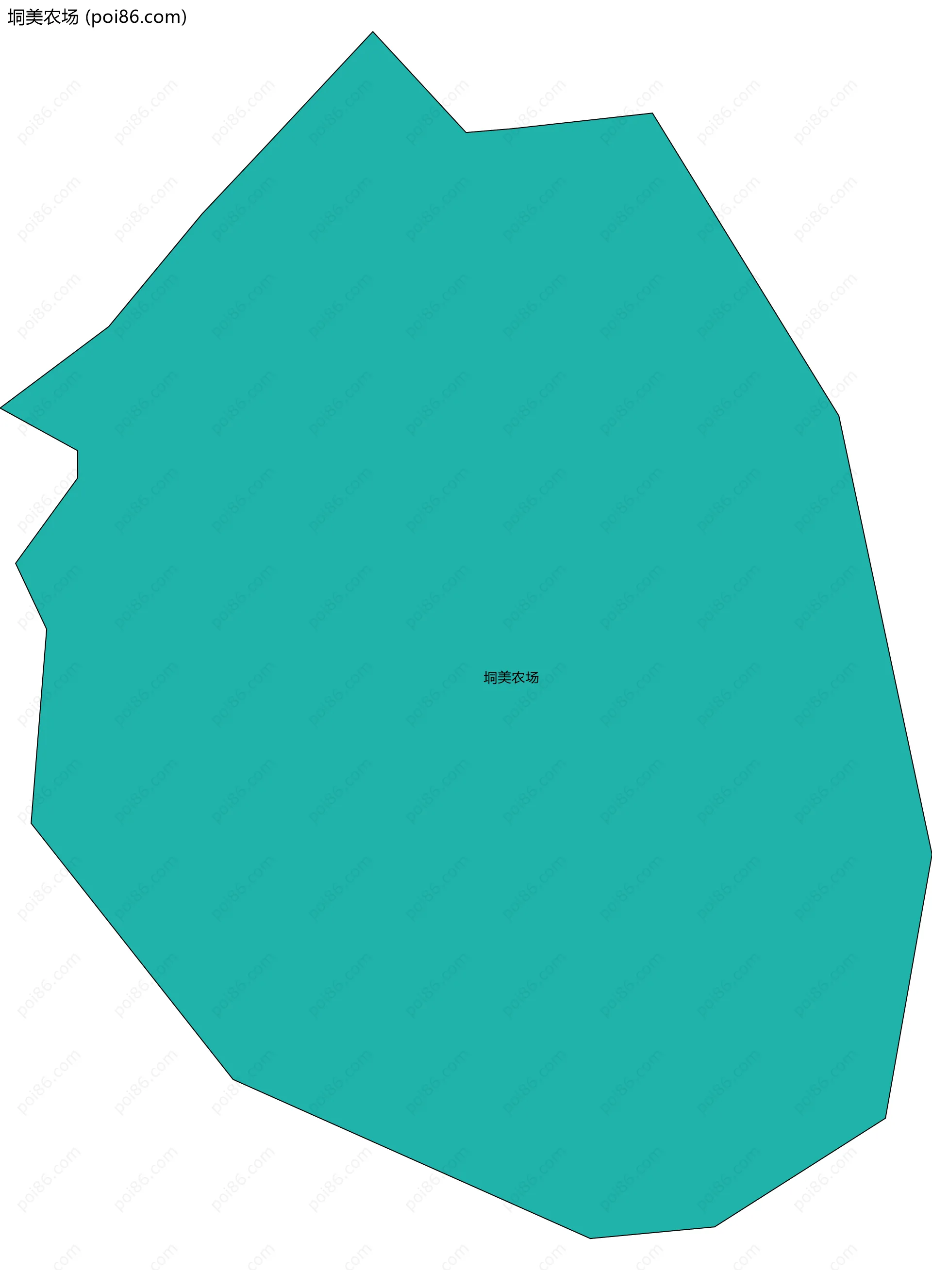 垌美农场边界地图