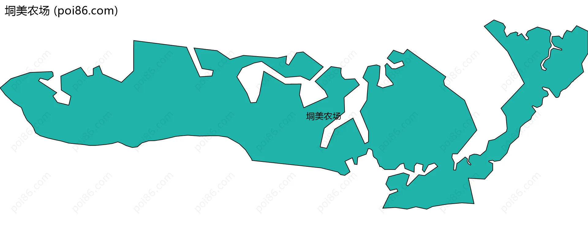 垌美农场边界地图