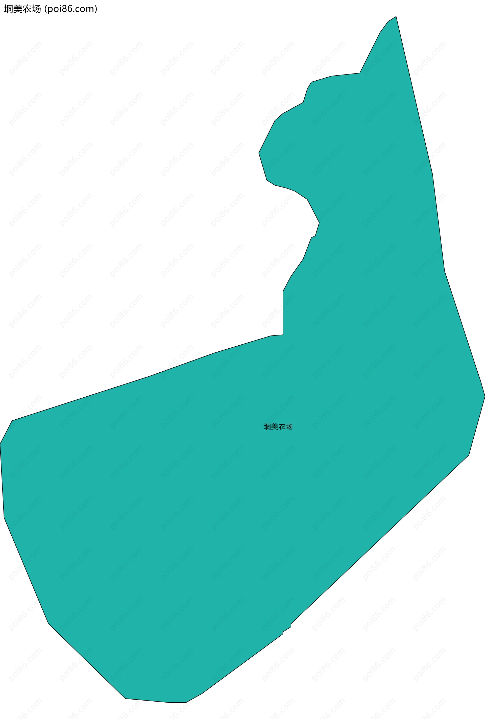 垌美农场边界地图