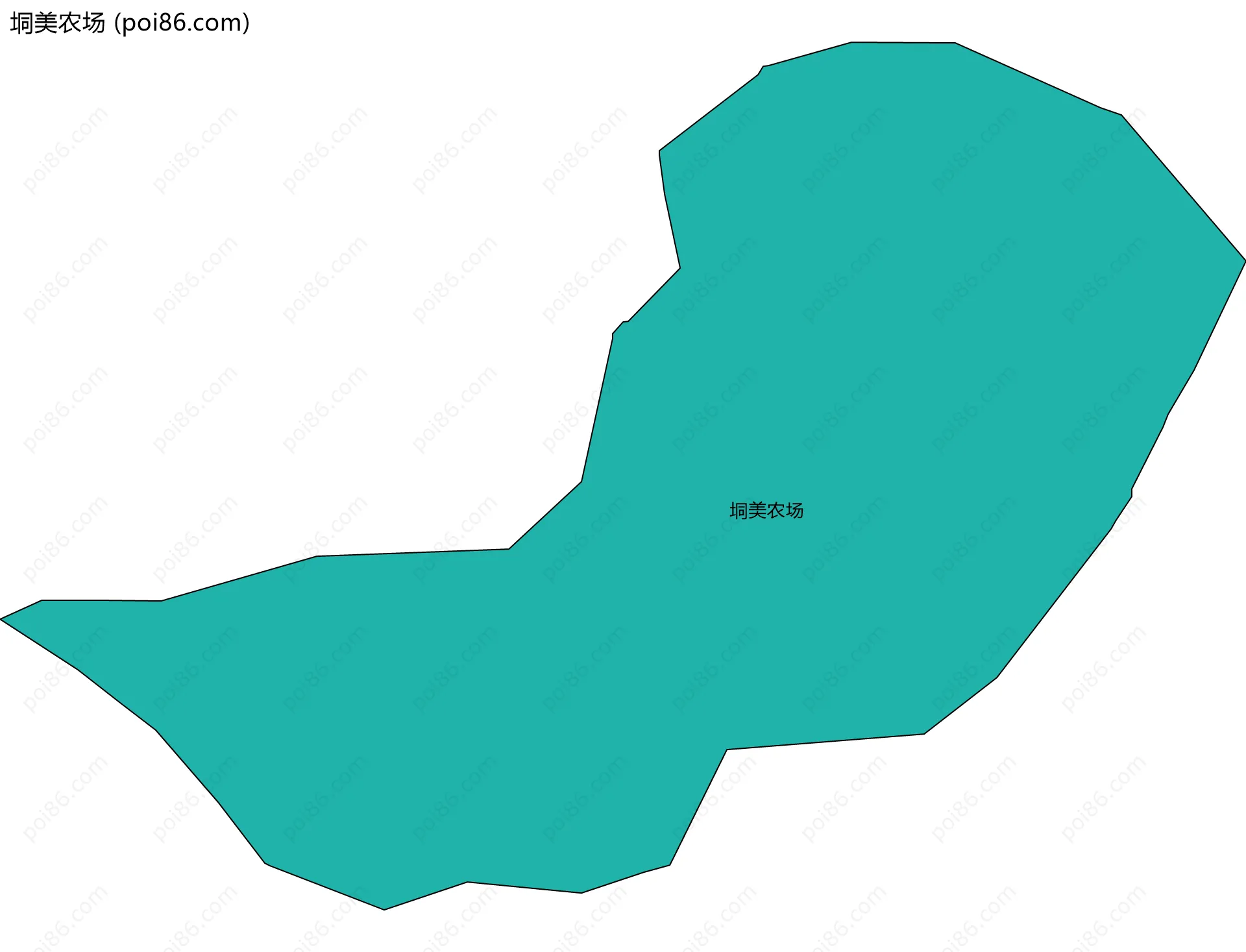 垌美农场边界地图