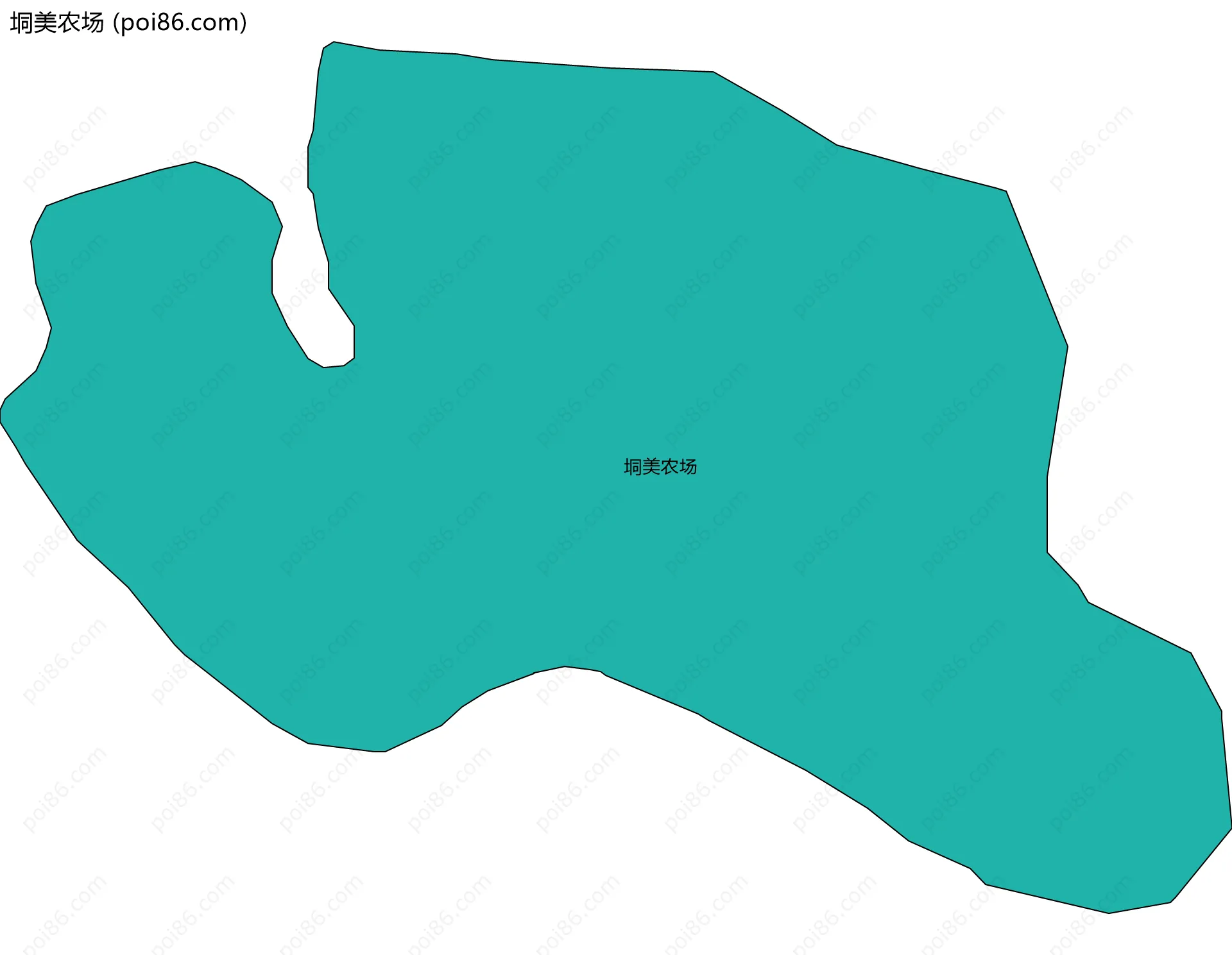 垌美农场边界地图