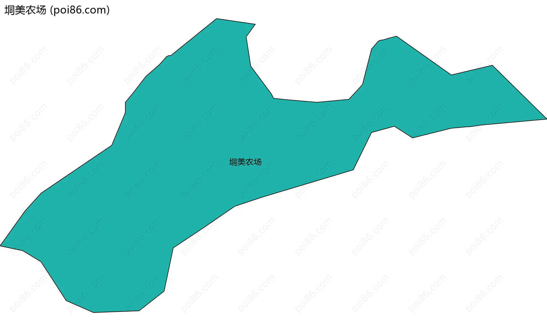垌美农场边界地图