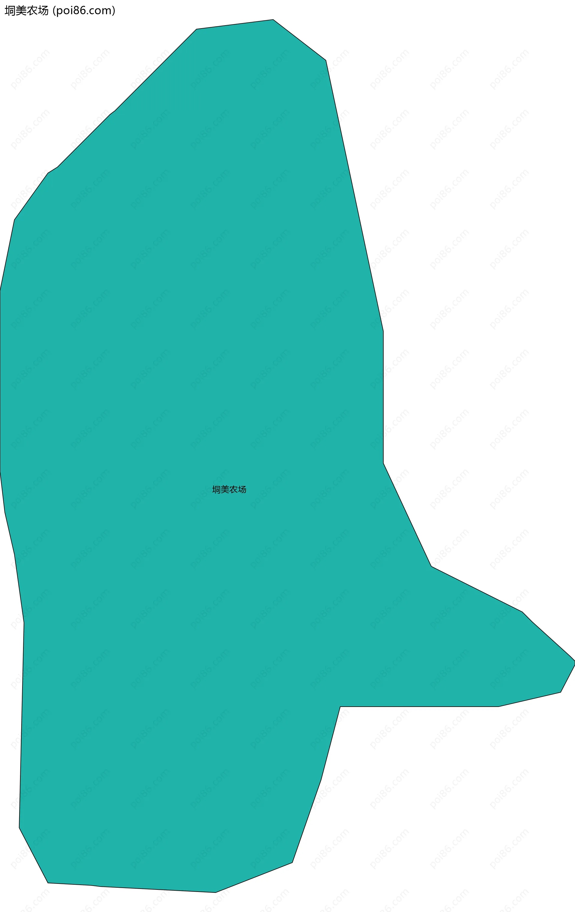 垌美农场边界地图