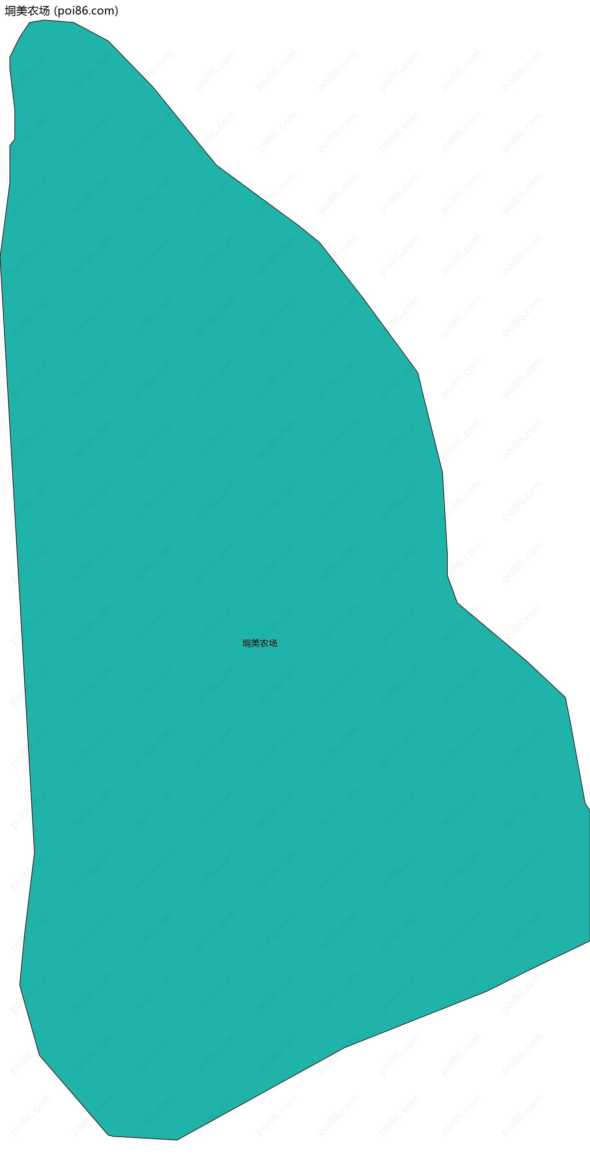 垌美农场边界地图