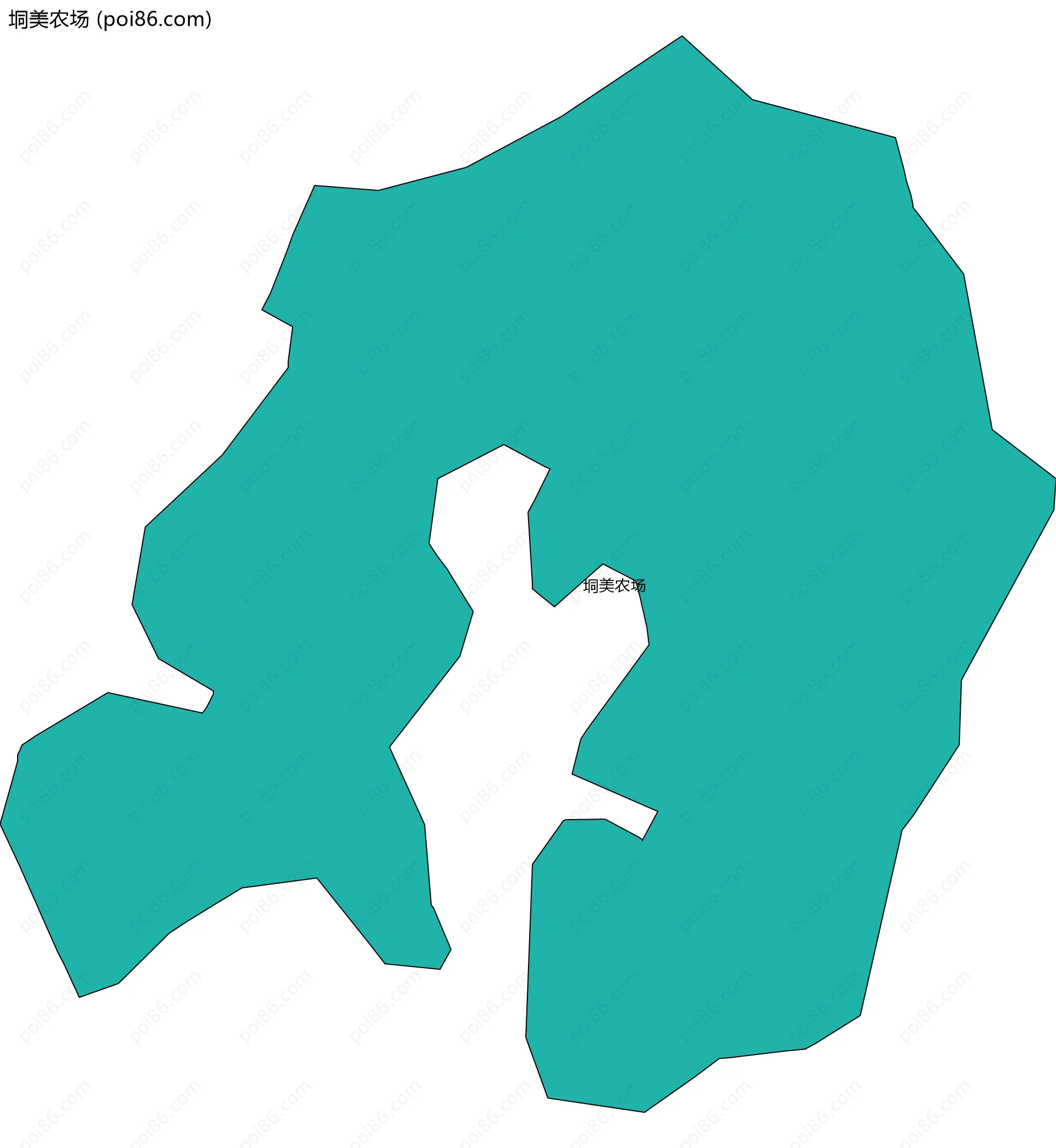 垌美农场边界地图