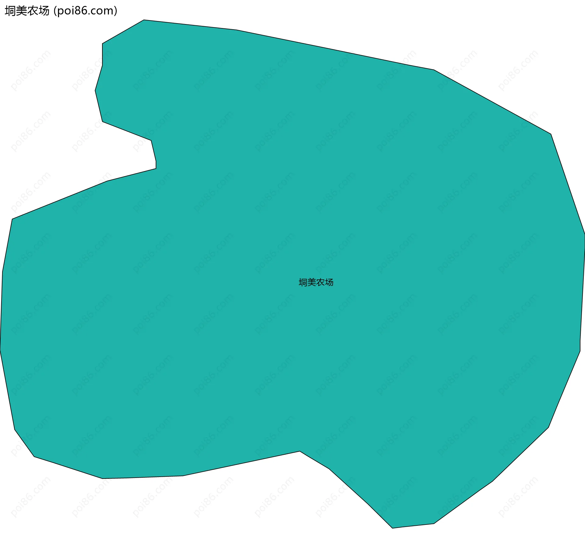 垌美农场边界地图