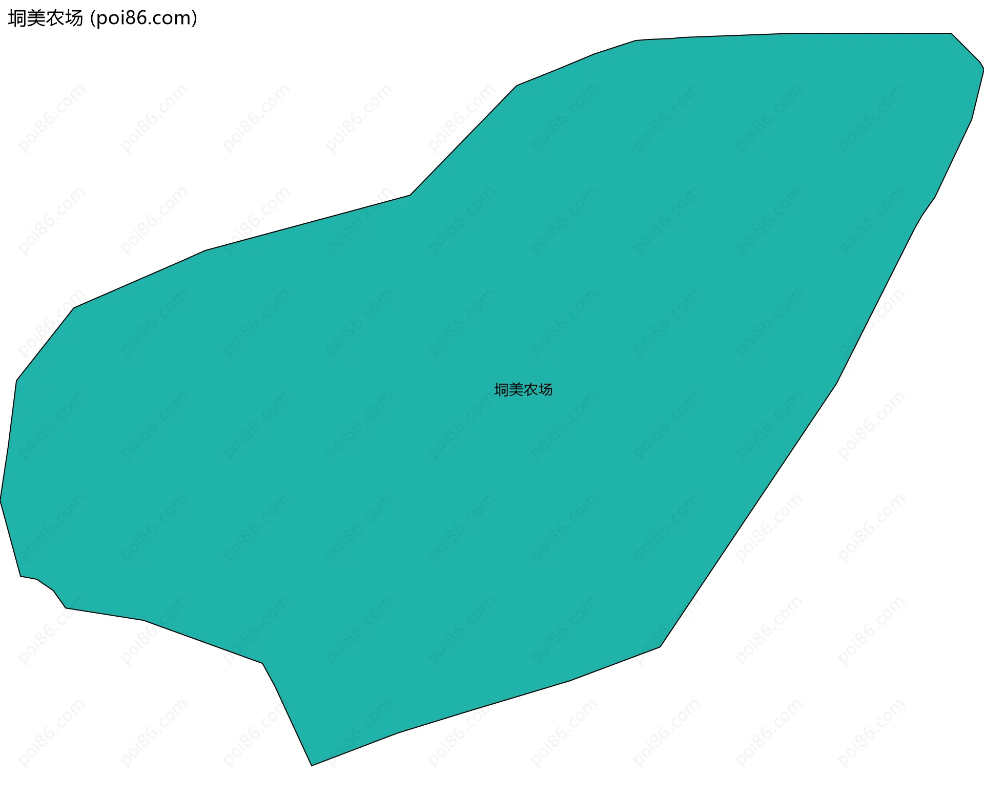 垌美农场边界地图