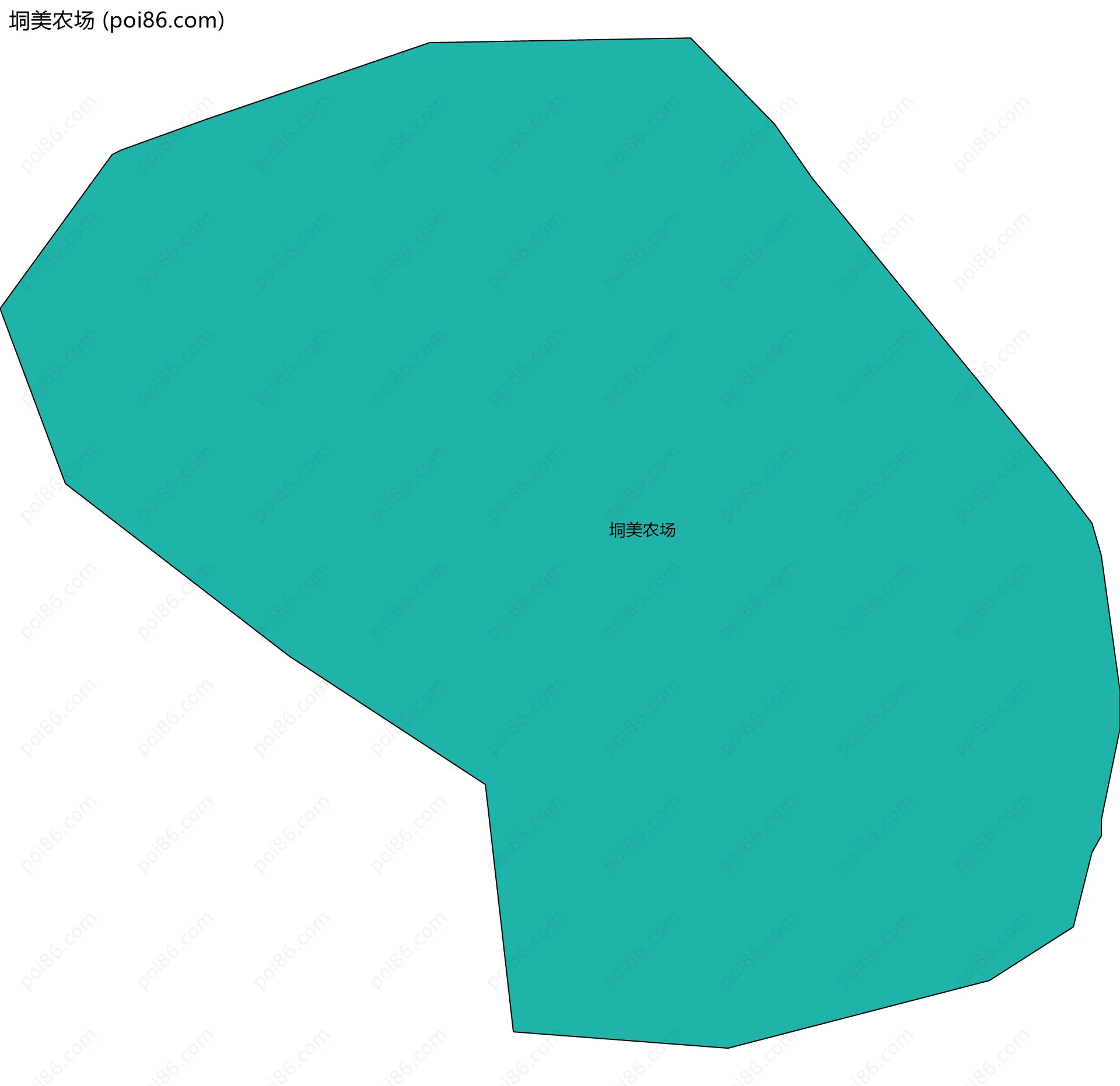 垌美农场边界地图