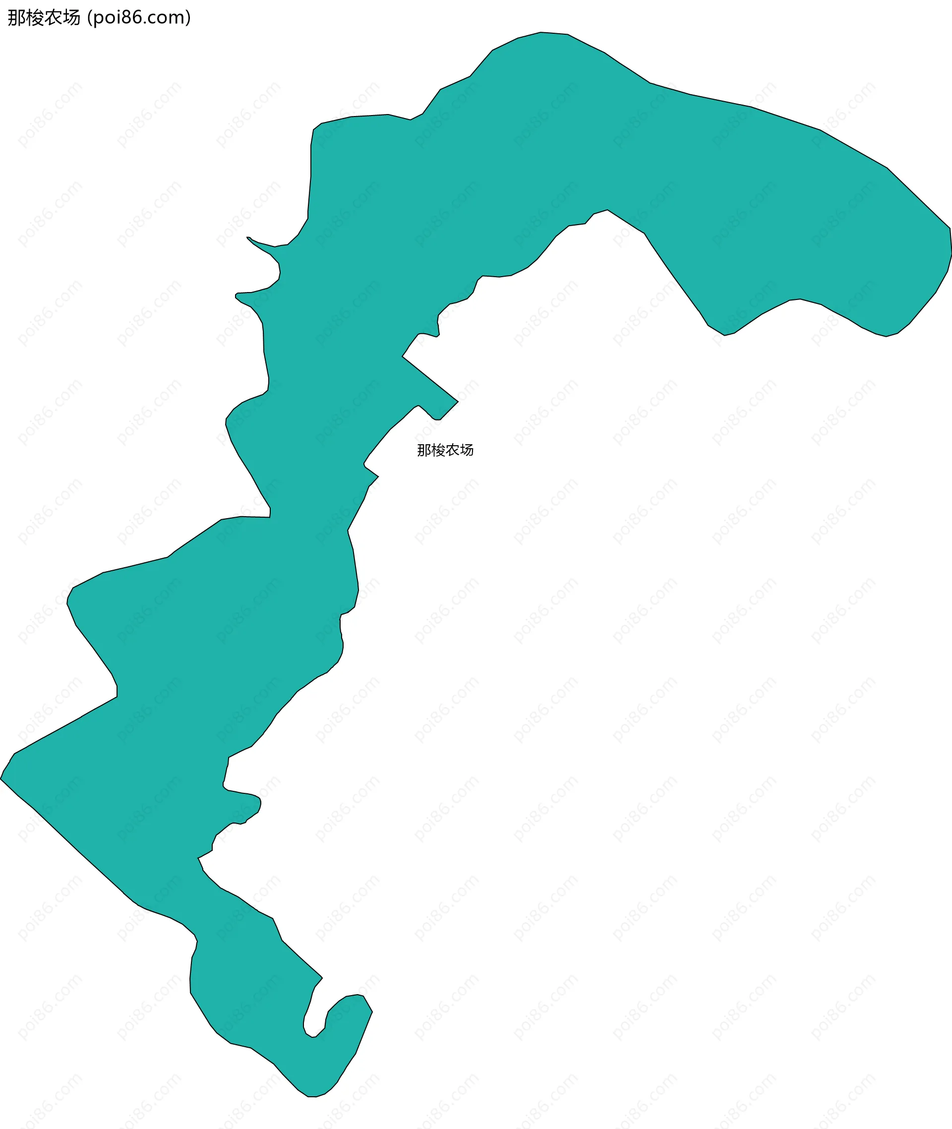 那梭农场边界地图