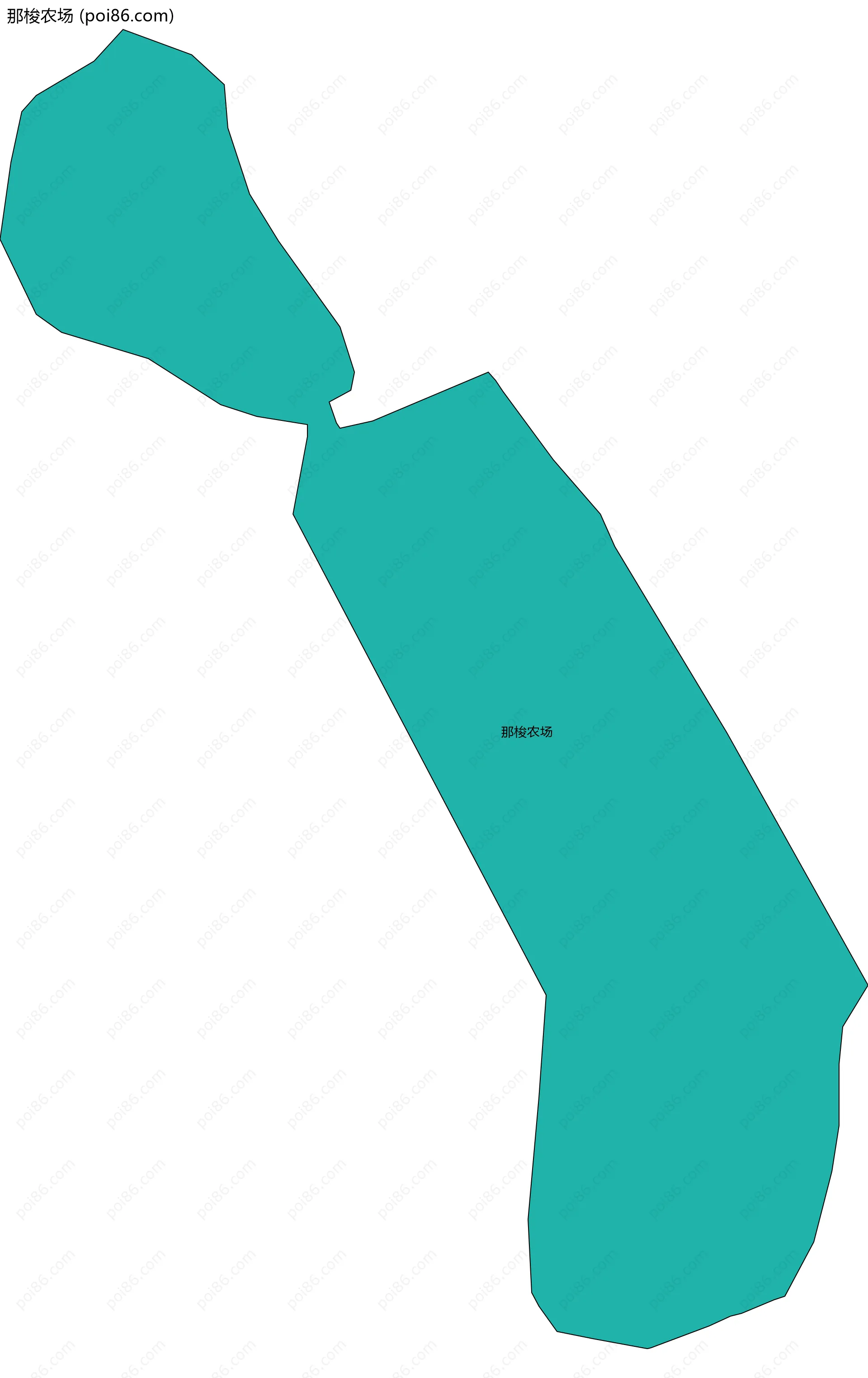 那梭农场边界地图