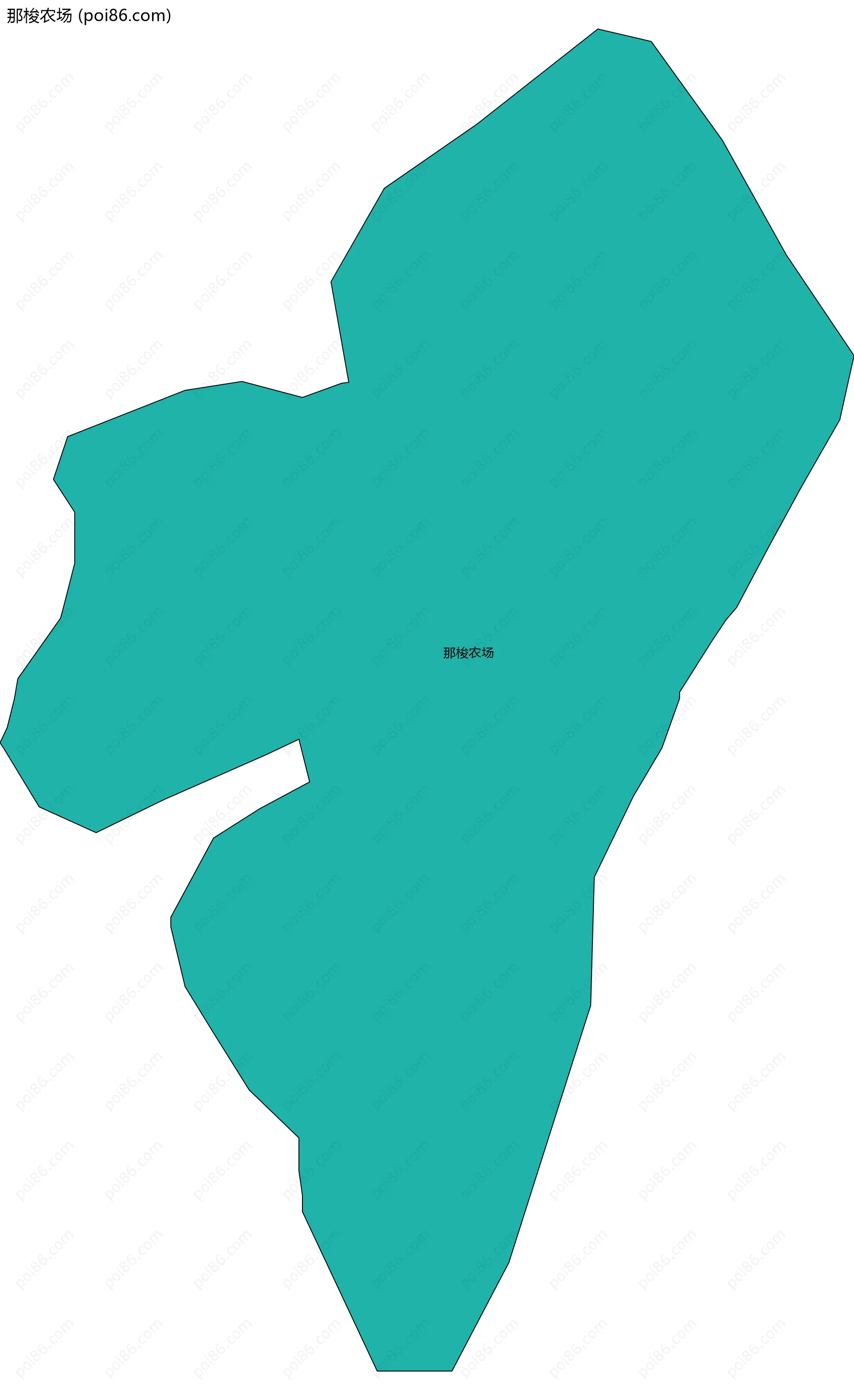 那梭农场边界地图