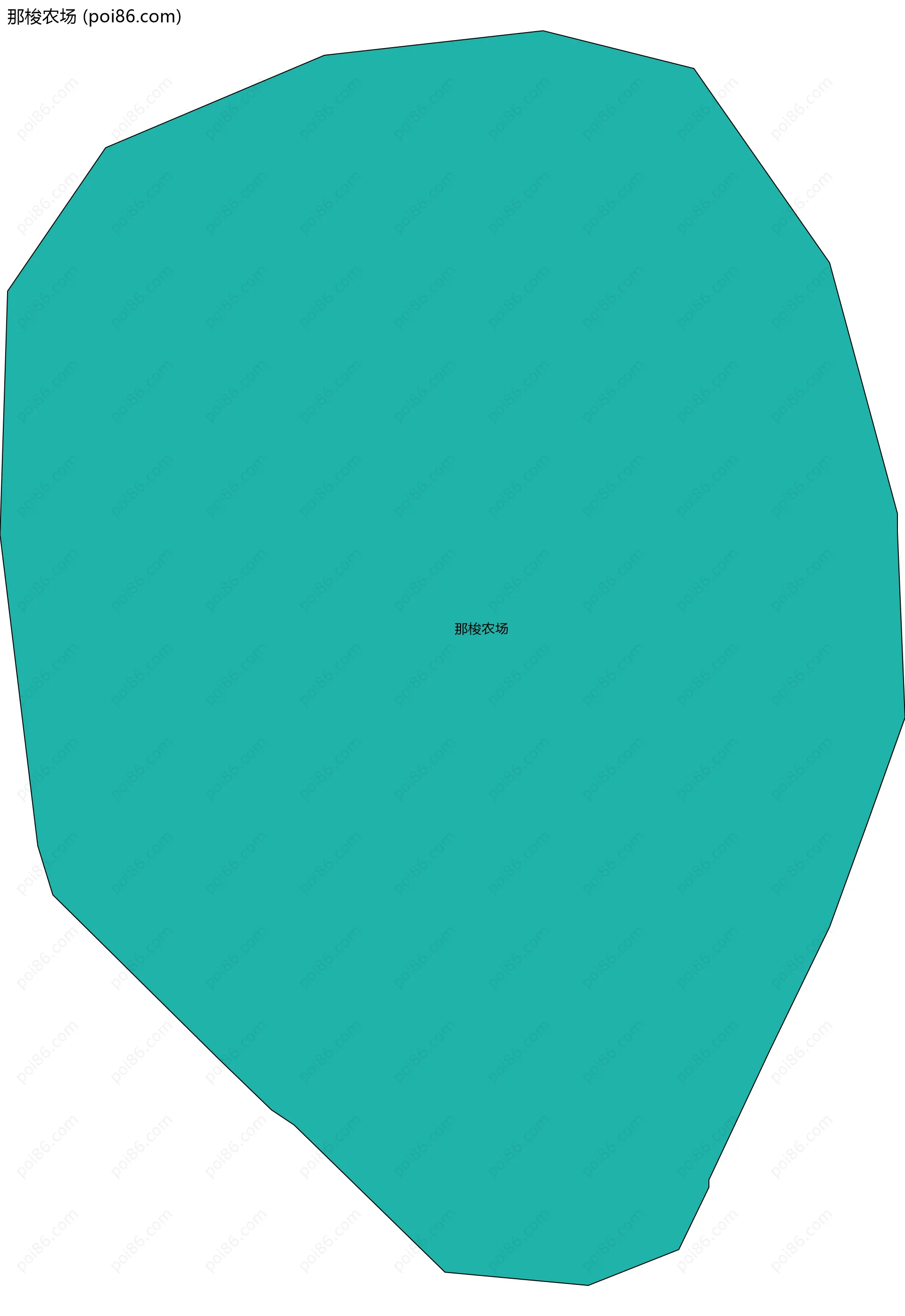 那梭农场边界地图