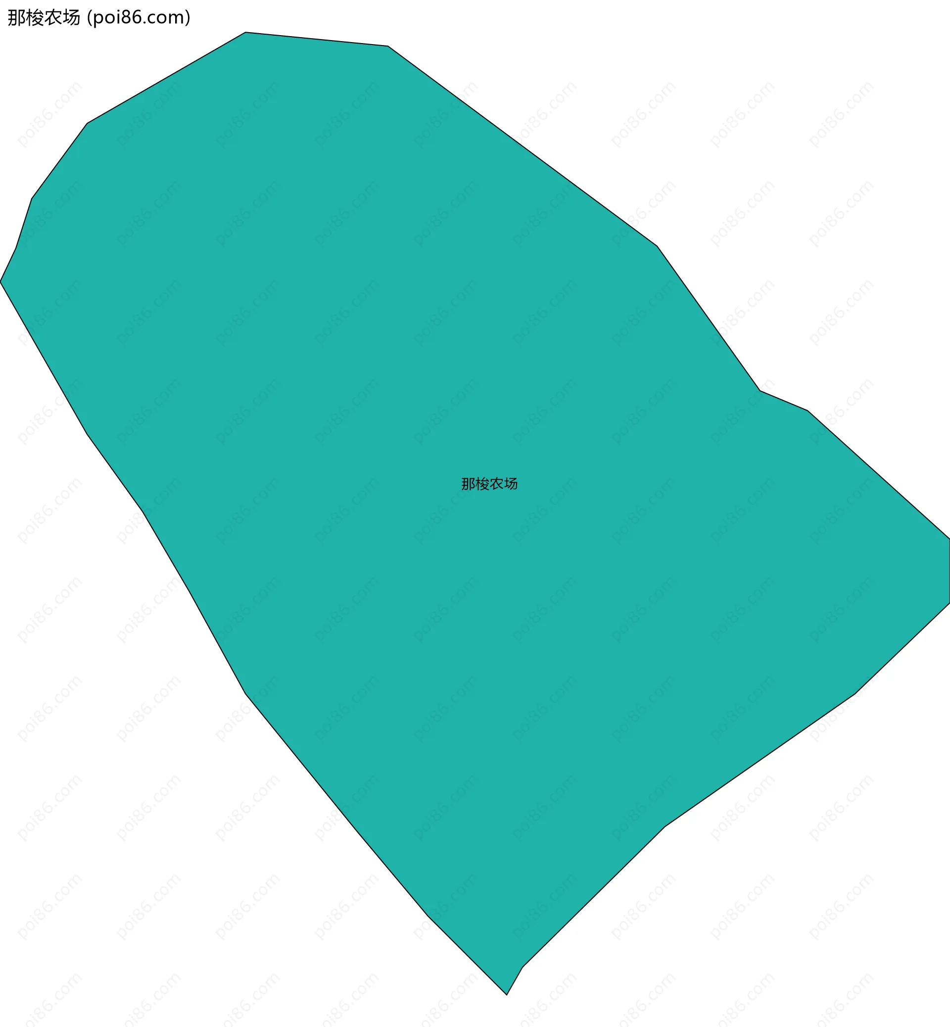 那梭农场边界地图