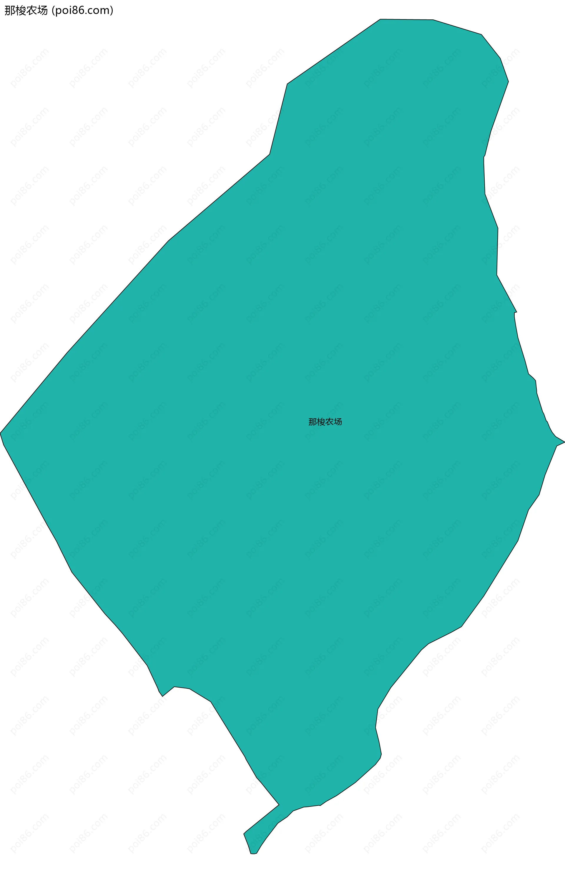 那梭农场边界地图