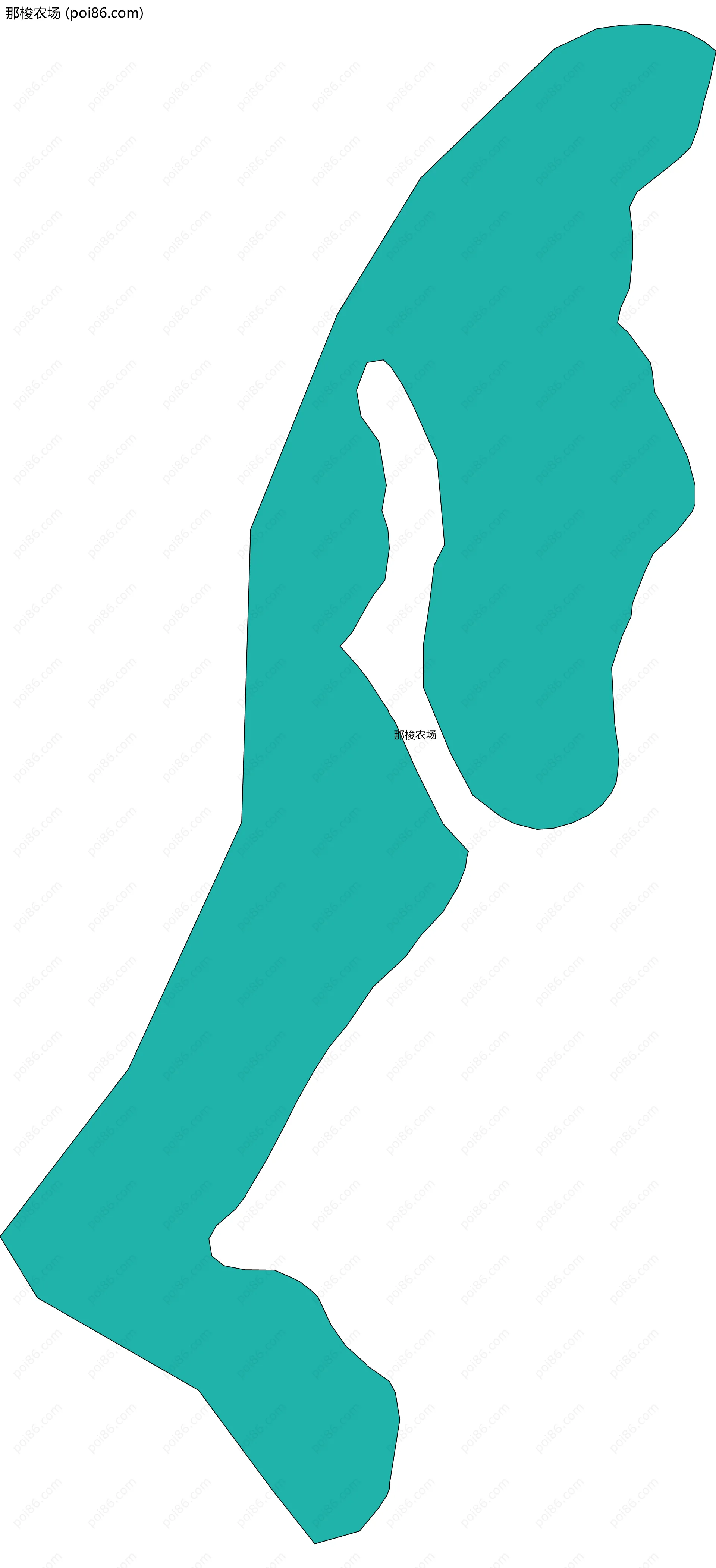 那梭农场边界地图