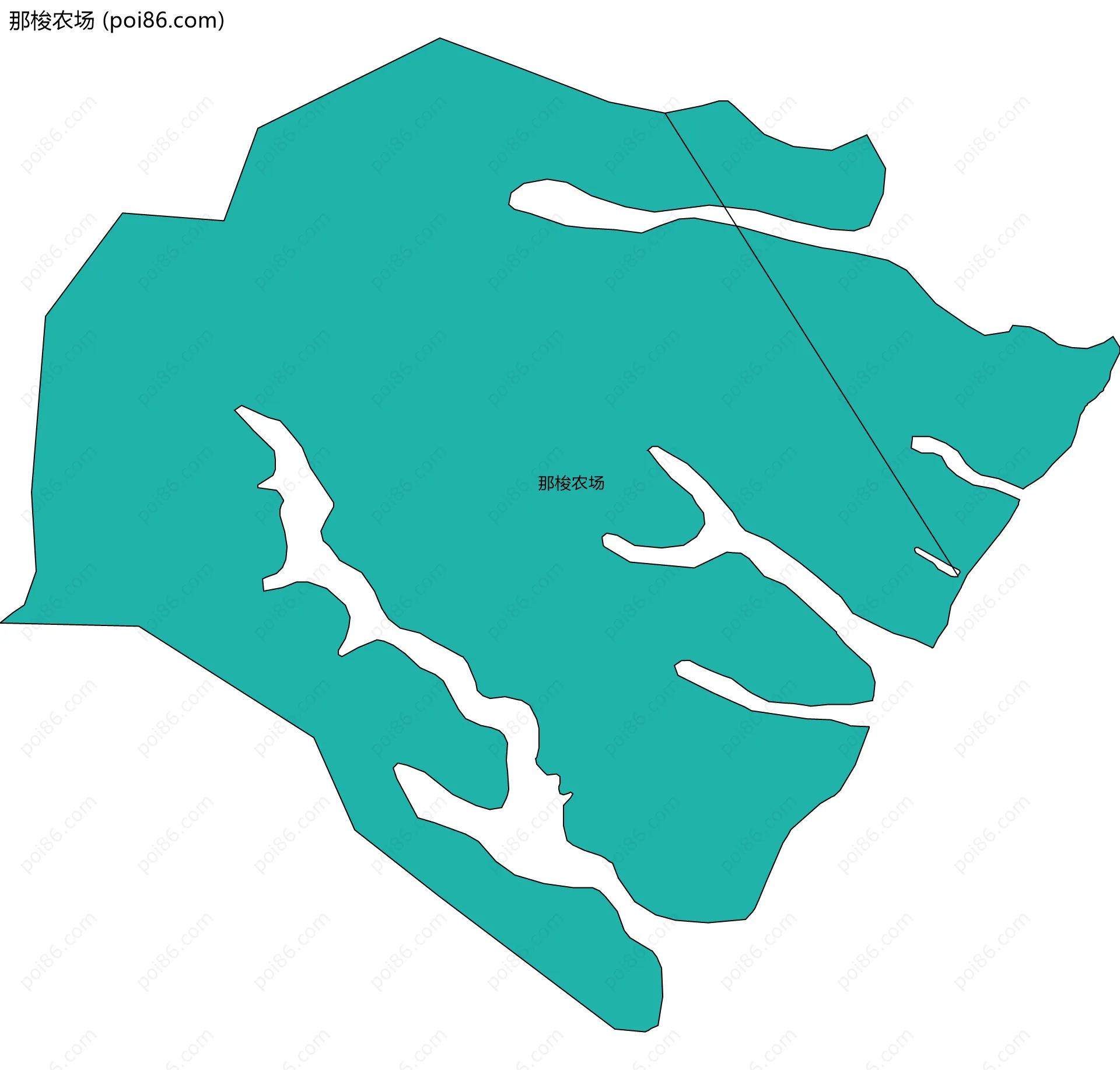 那梭农场边界地图