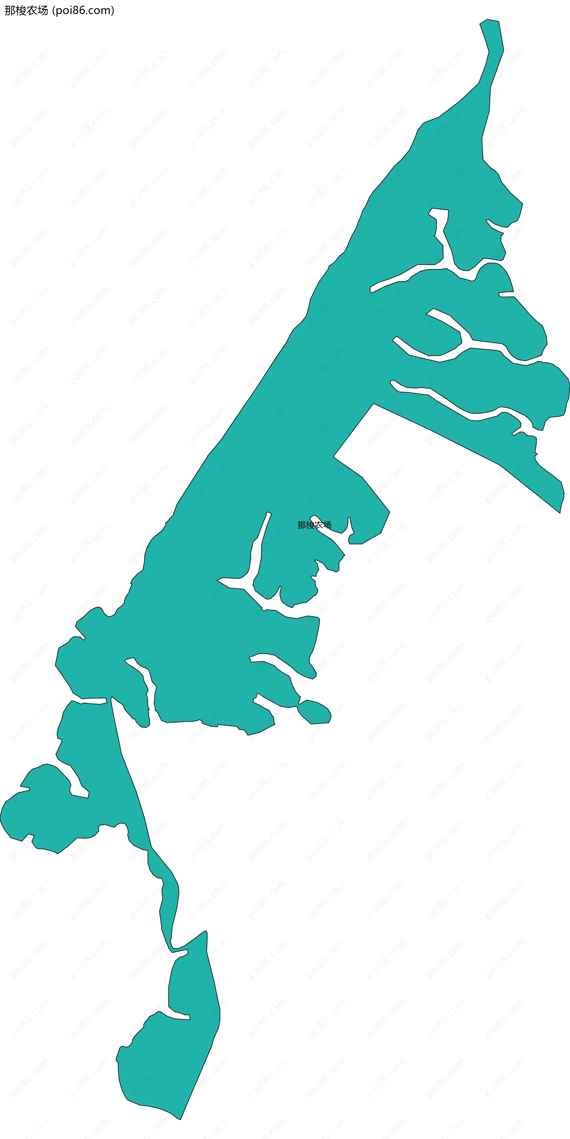 那梭农场边界地图