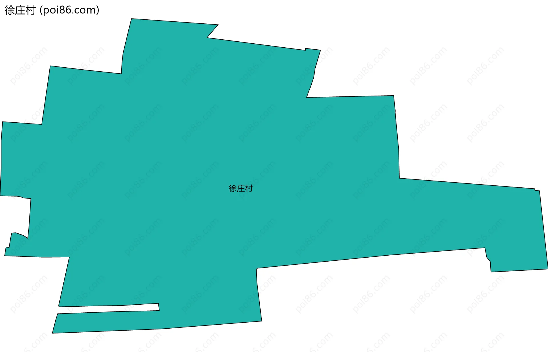 徐庄村边界地图