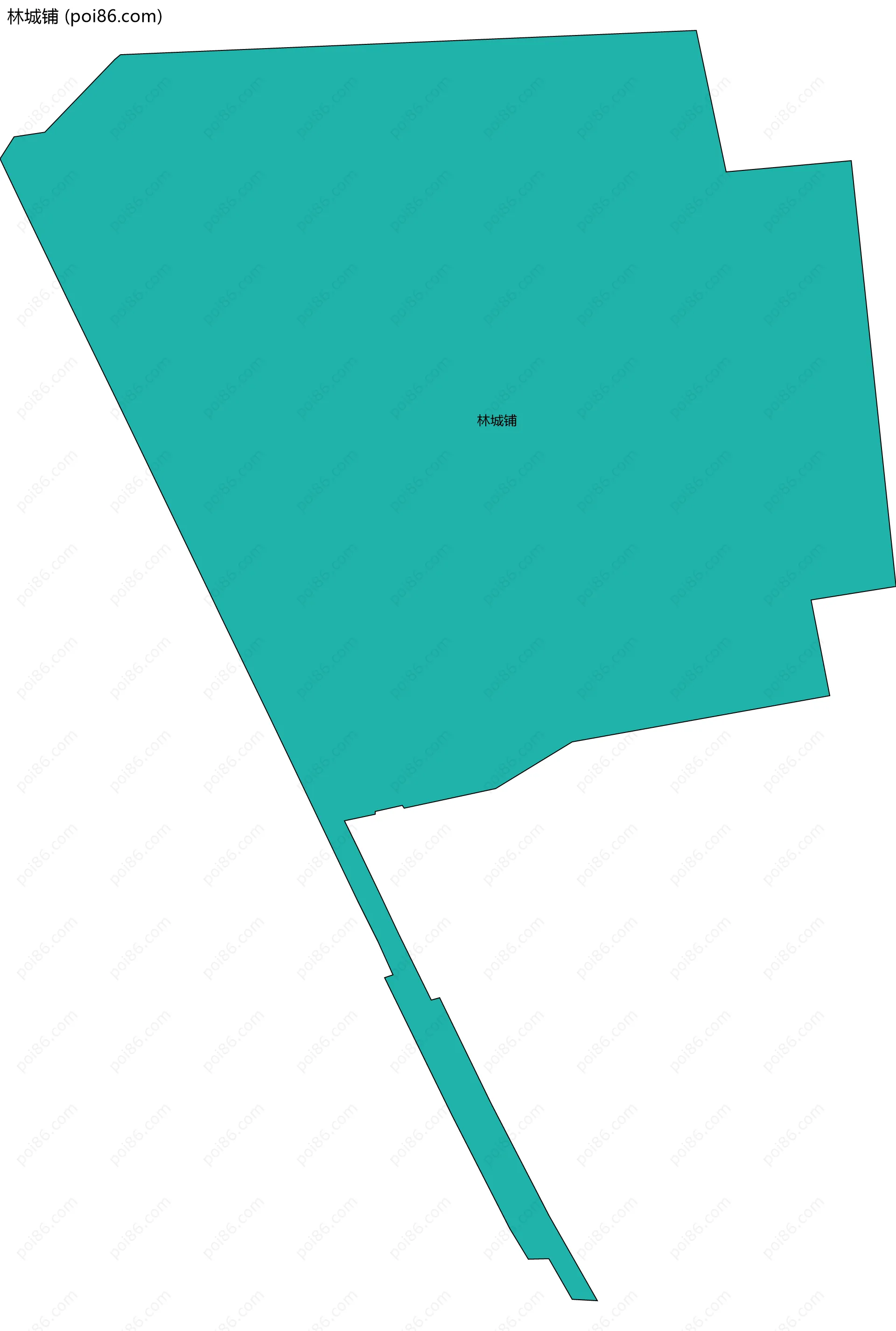 林城铺边界地图