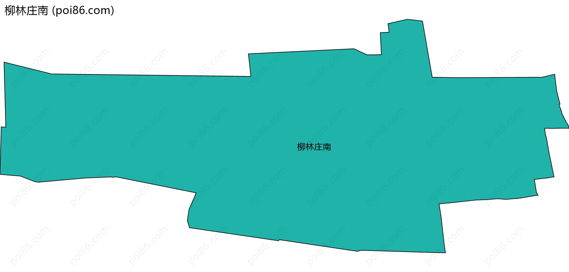 柳林庄南边界地图