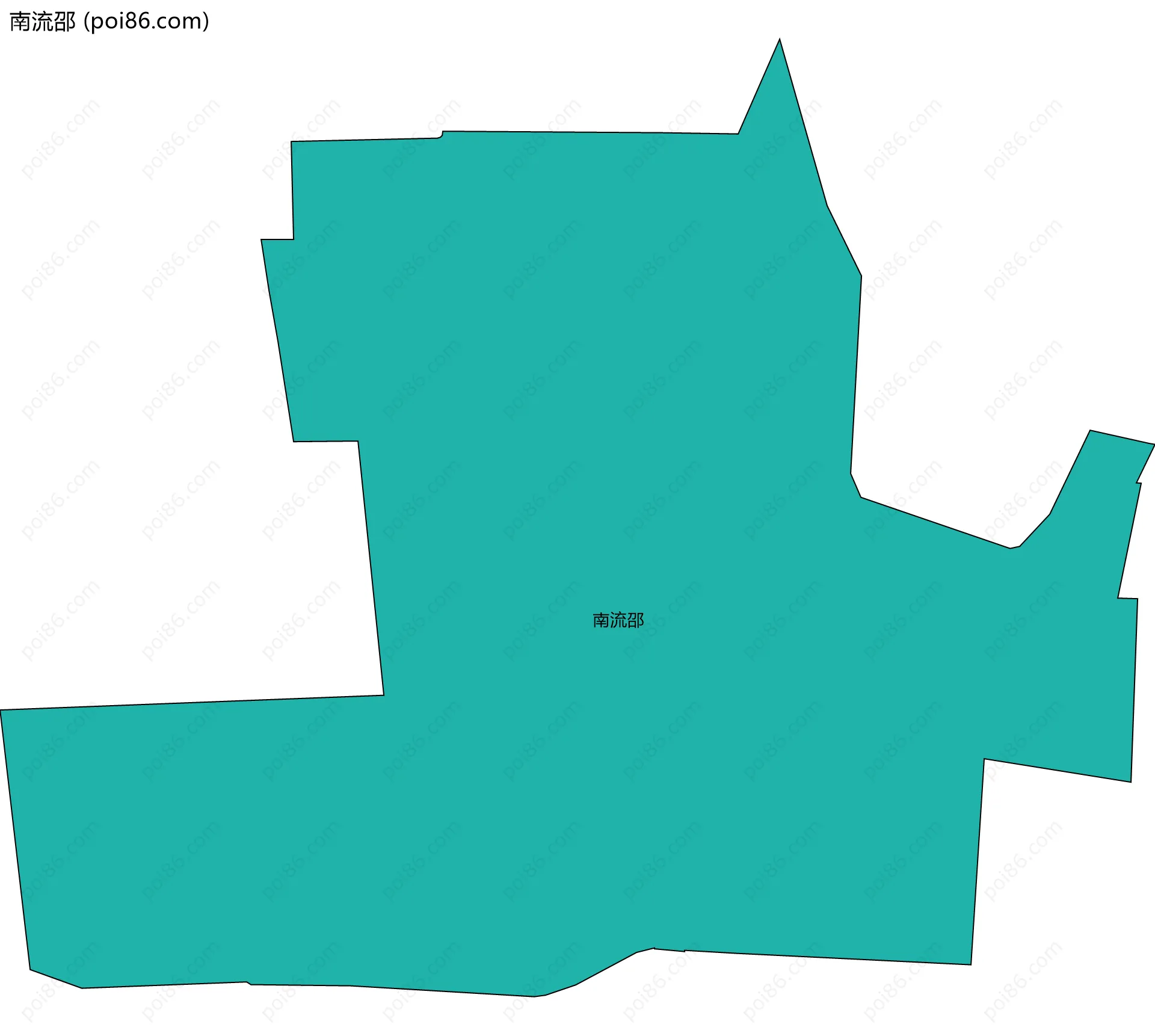 南流邵边界地图