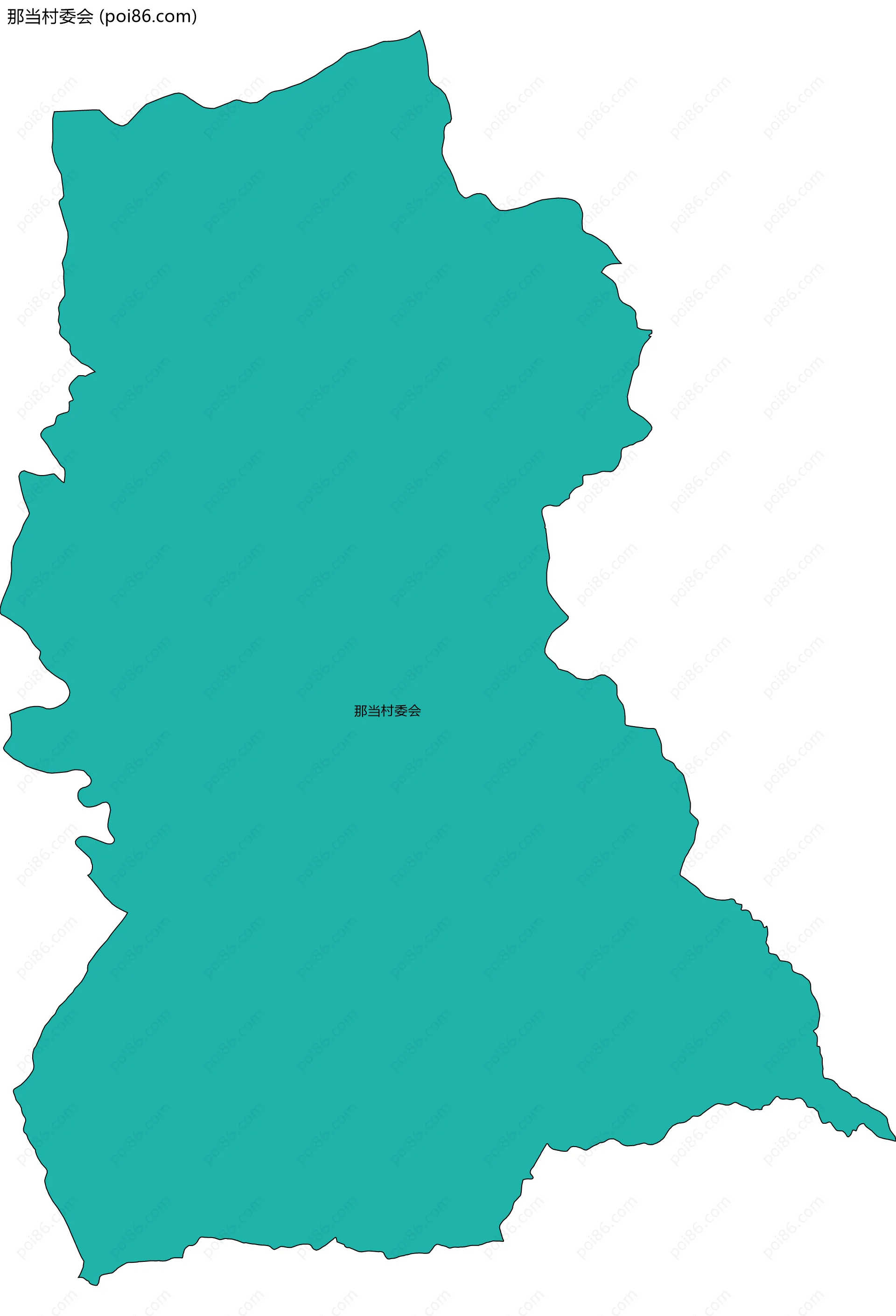 那当村委会边界地图