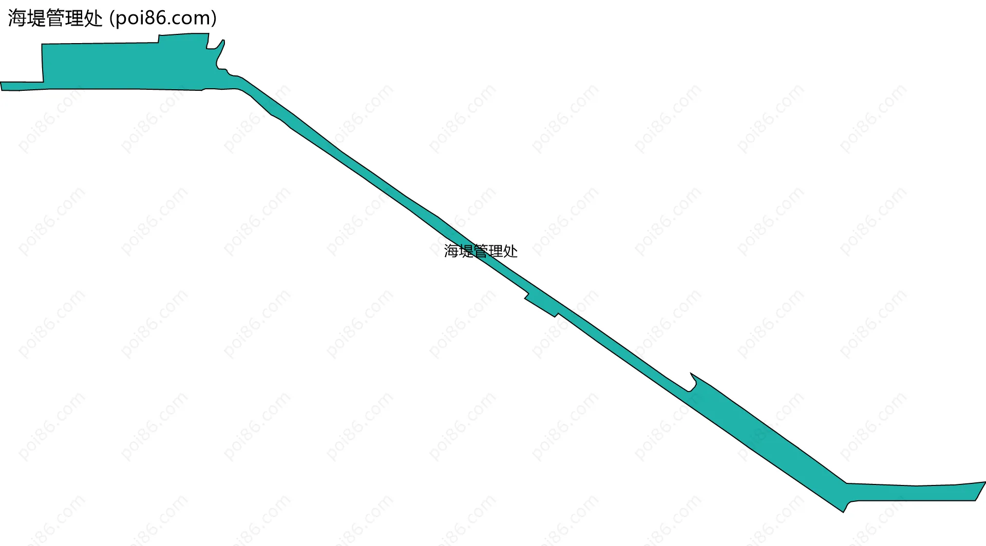 海堤管理处边界地图