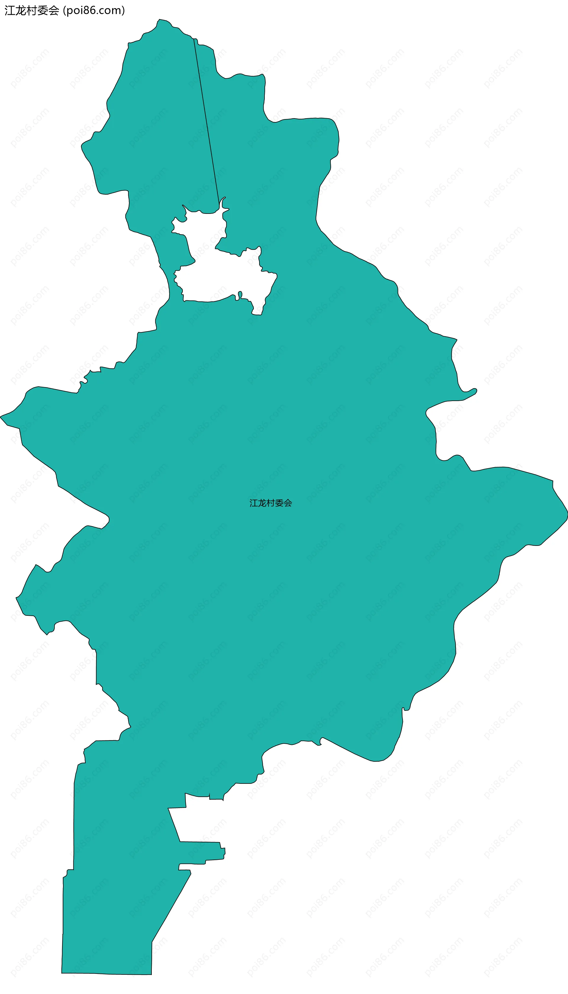 江龙村委会边界地图