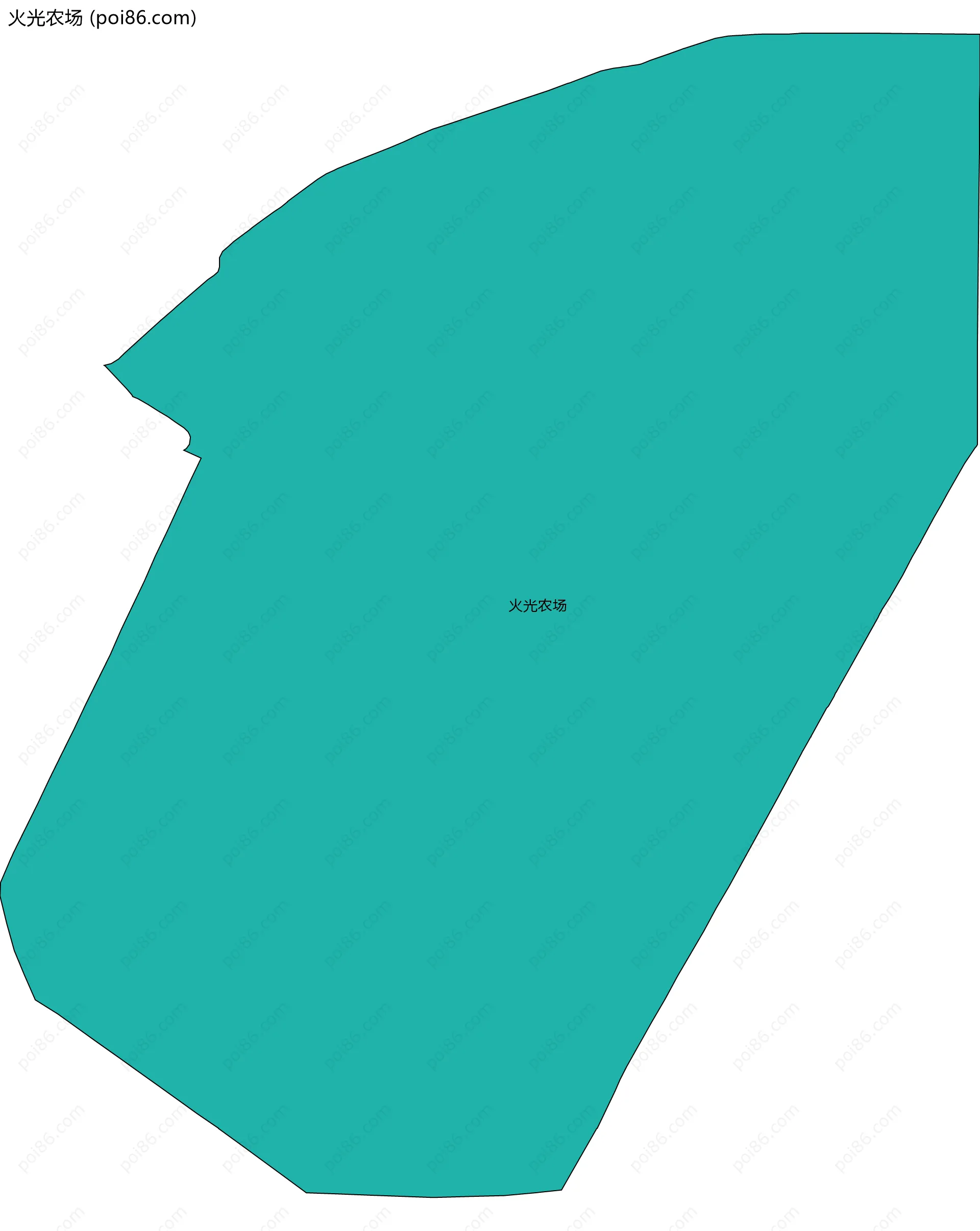 火光农场边界地图