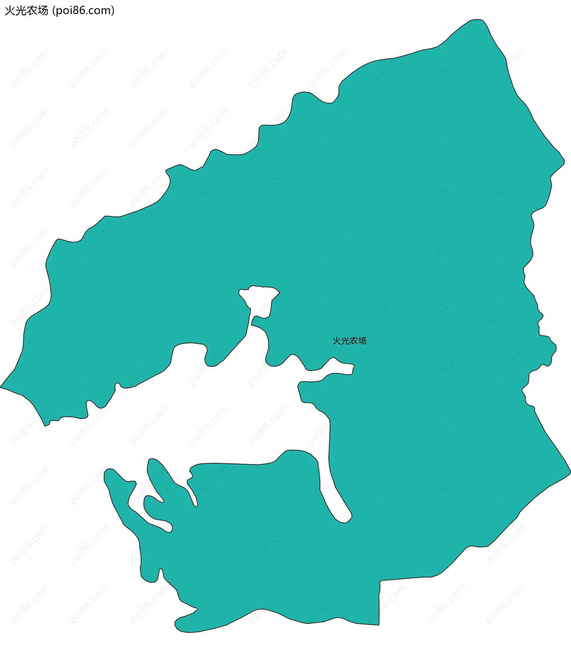 火光农场边界地图