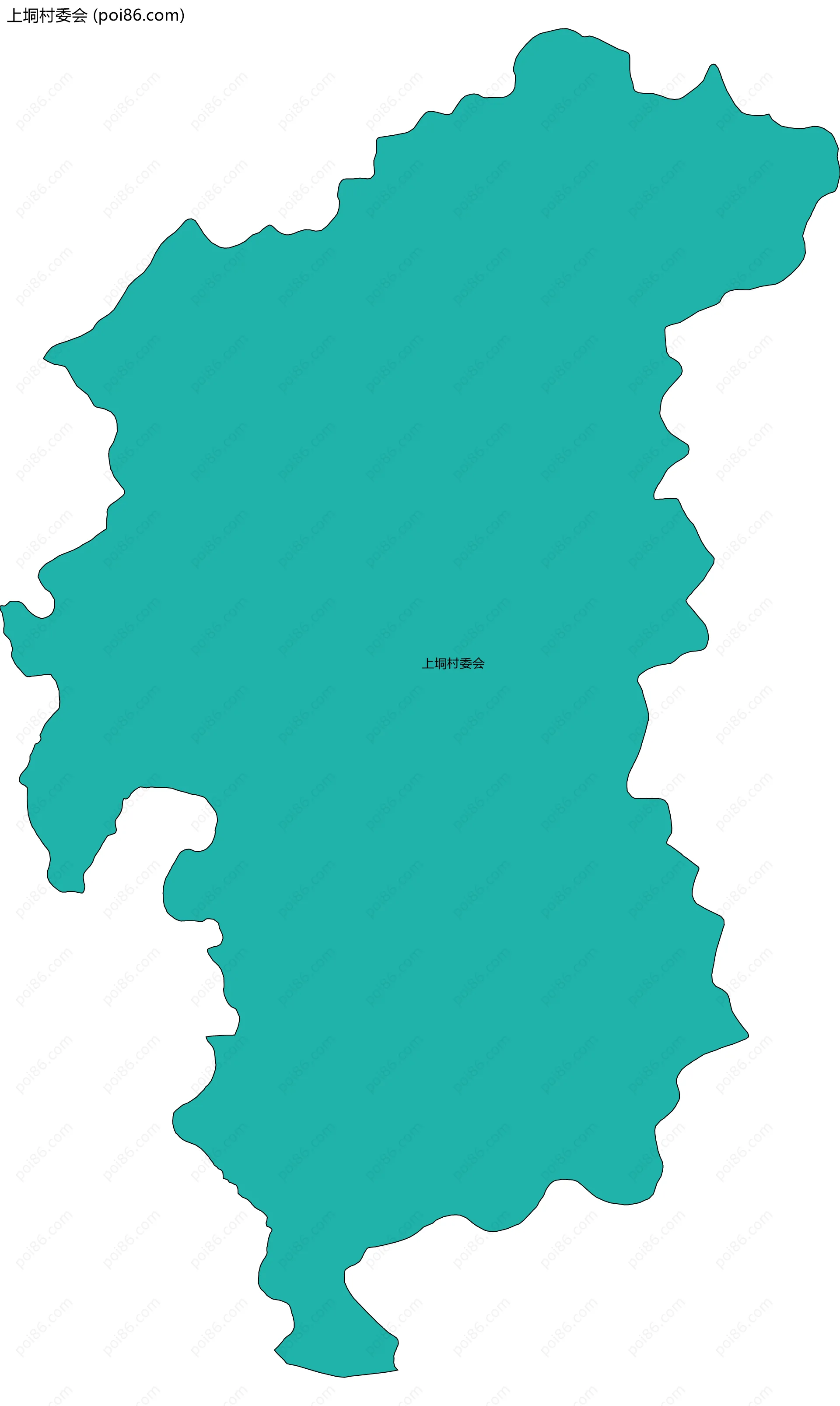 上垌村委会边界地图