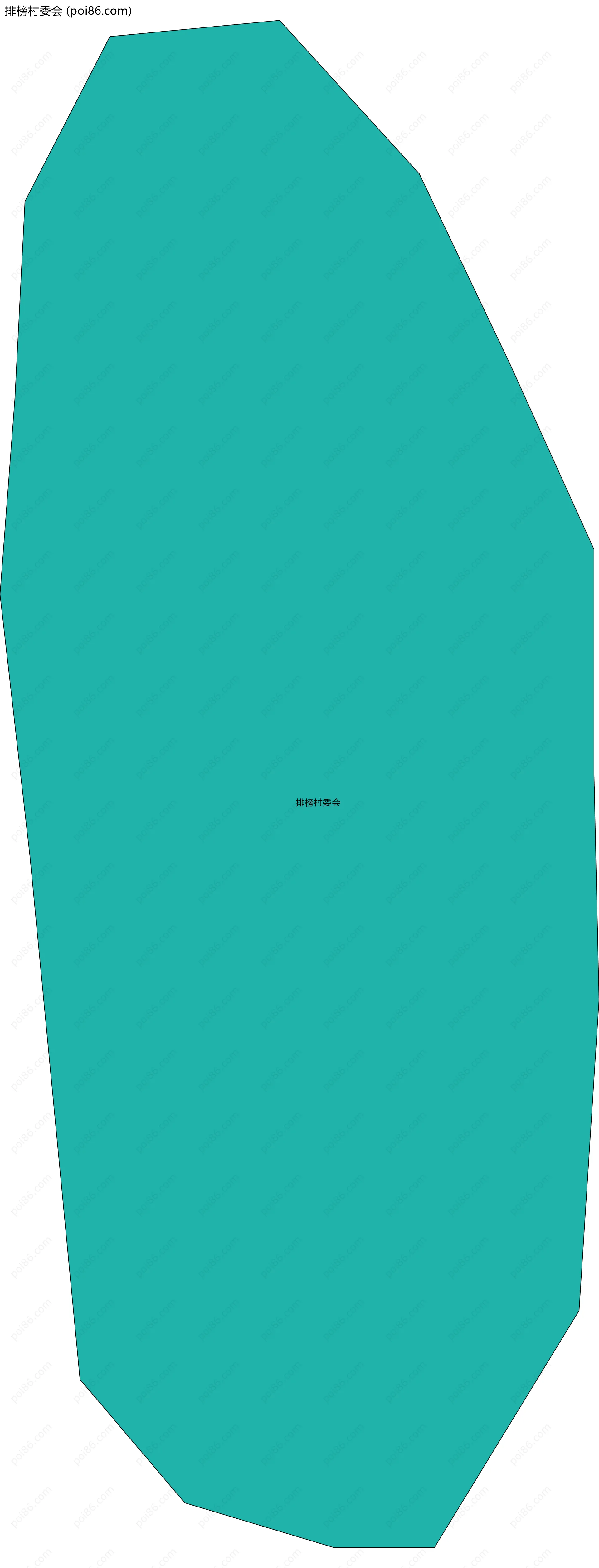 排榜村委会边界地图