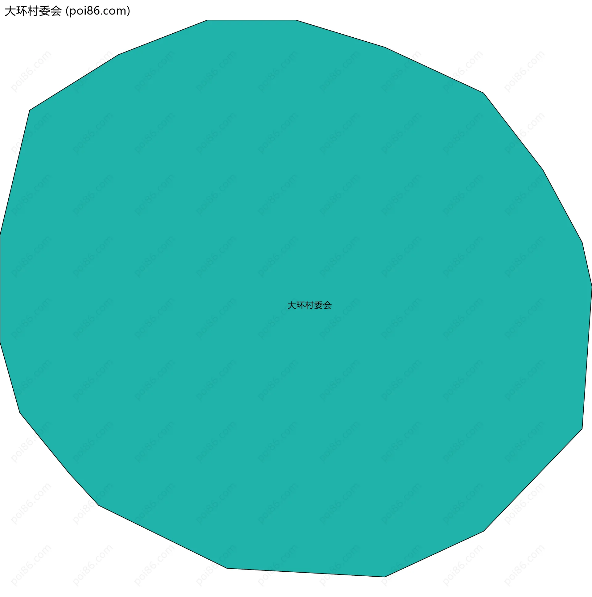 大环村委会边界地图