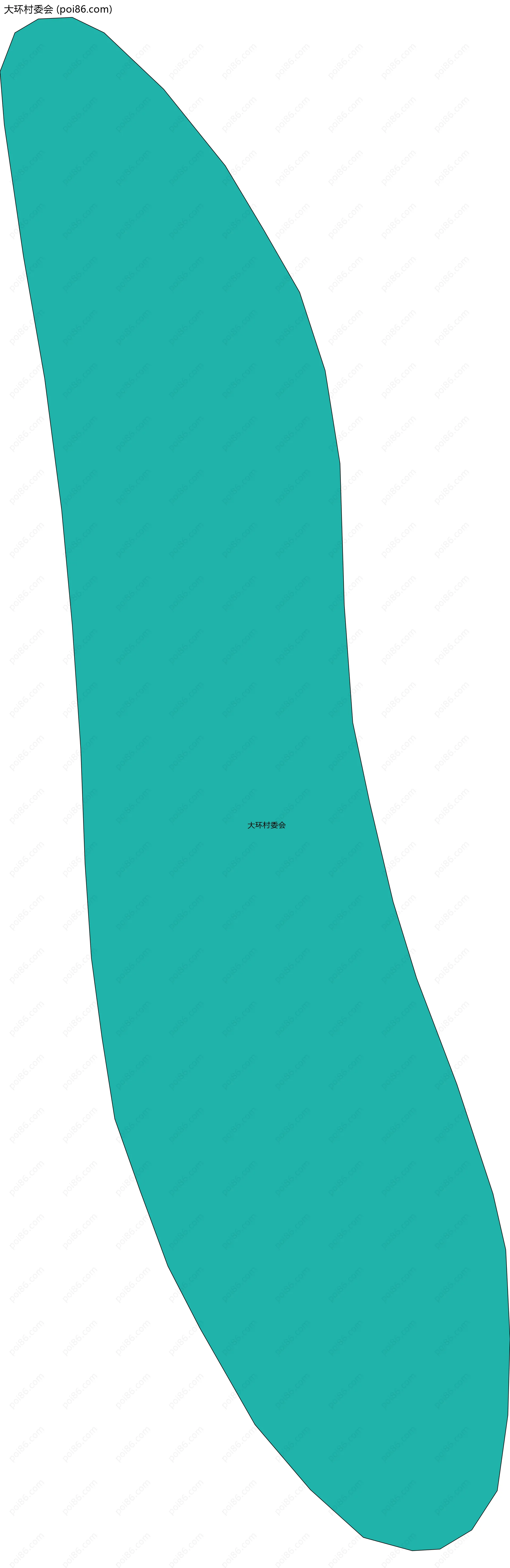 大环村委会边界地图