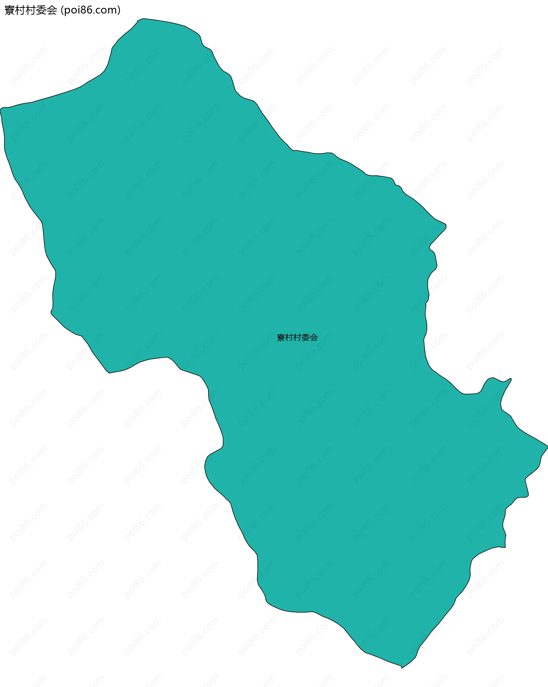 寮村村委会边界地图