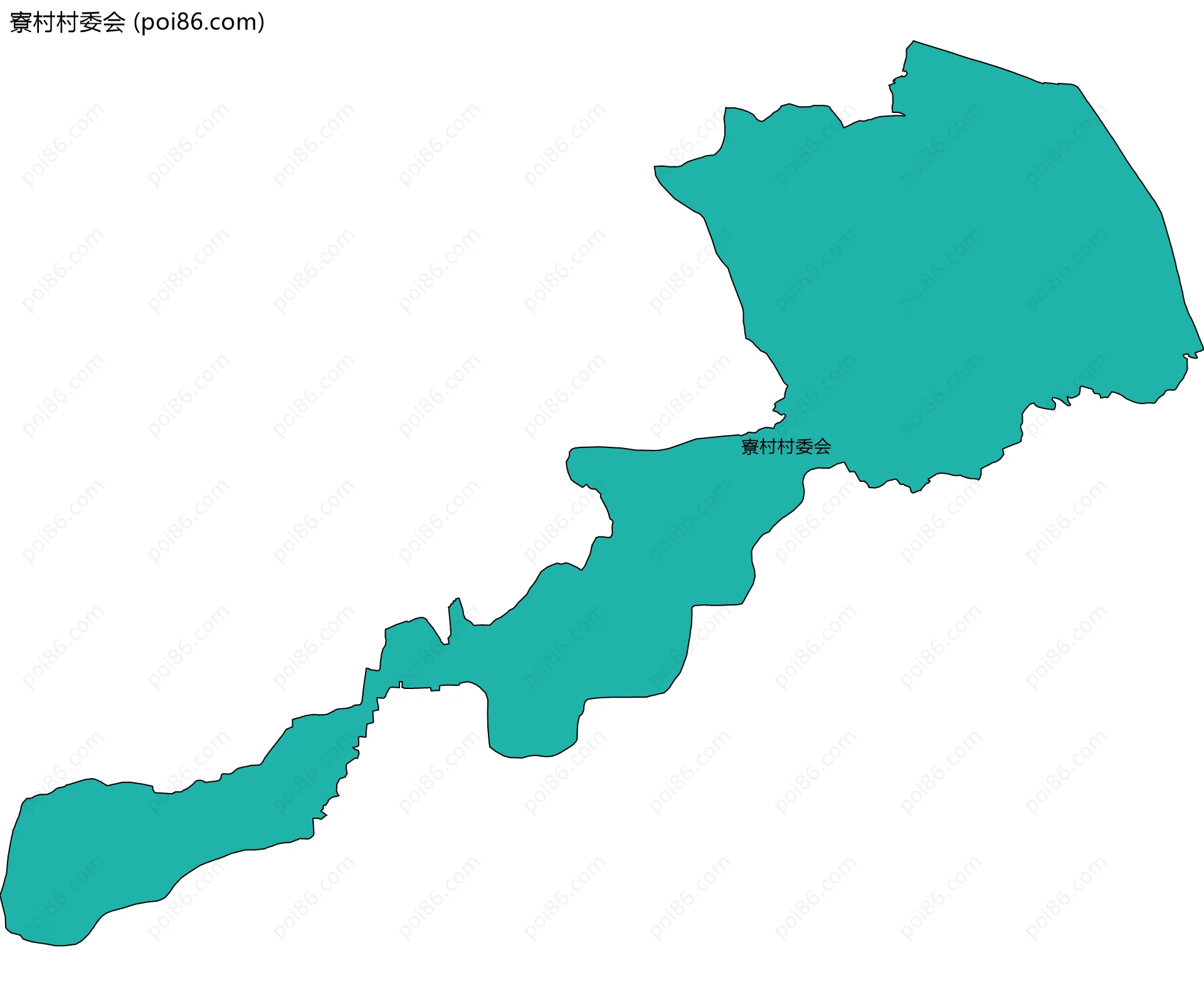 寮村村委会边界地图