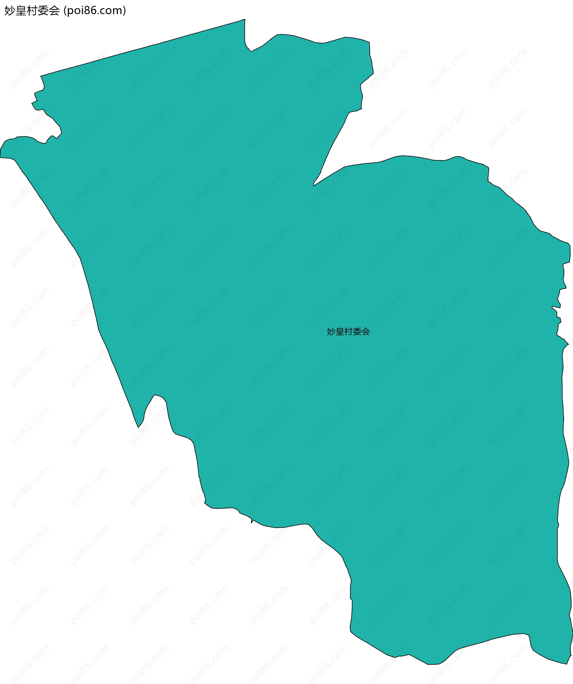 妙皇村委会边界地图